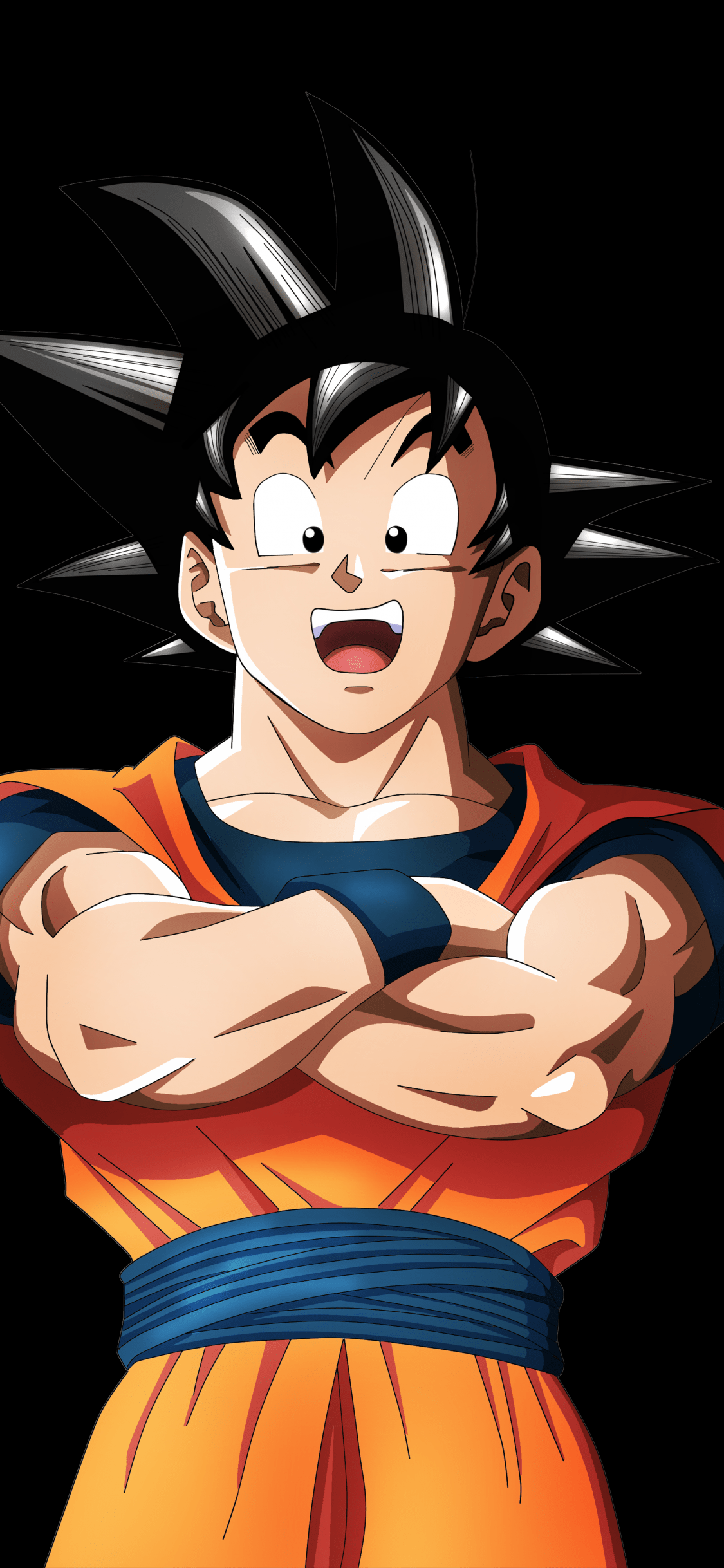 1125x2436 Dragon Ball Super Goku AMOLED 8K Wallpaper