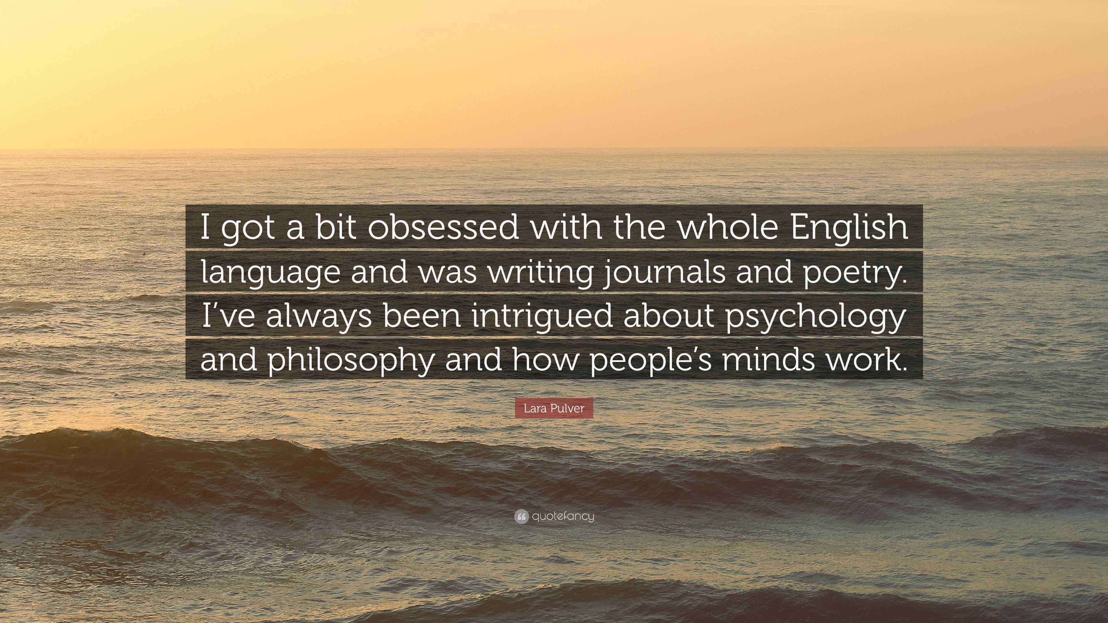 3840x2160 Lara Pulver Quote: “I got a bit obsessed with the whole English language and was writing journals and poetry. I've always been intrigued.”