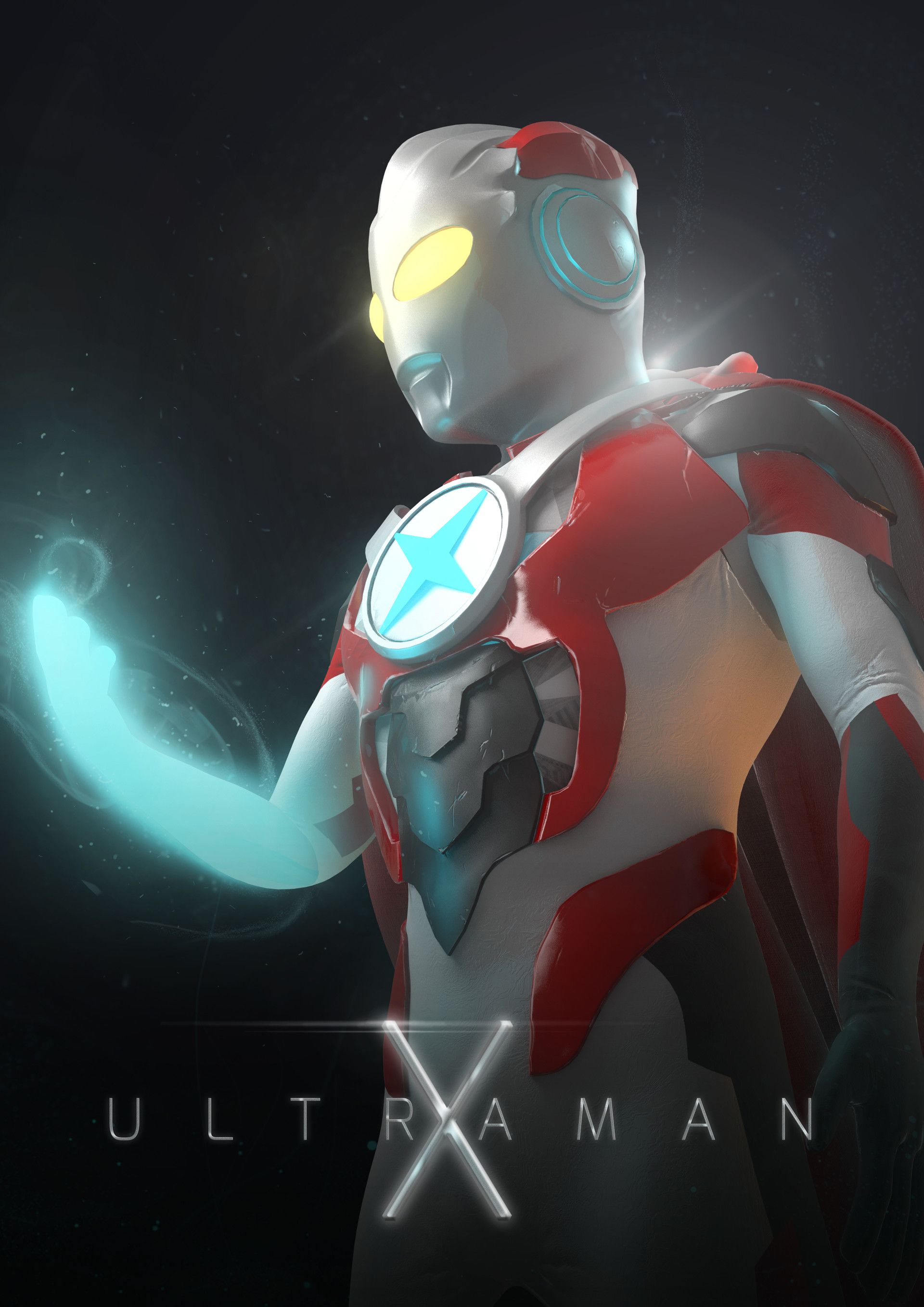 1920x2716 Ultraman X Collab FanArt