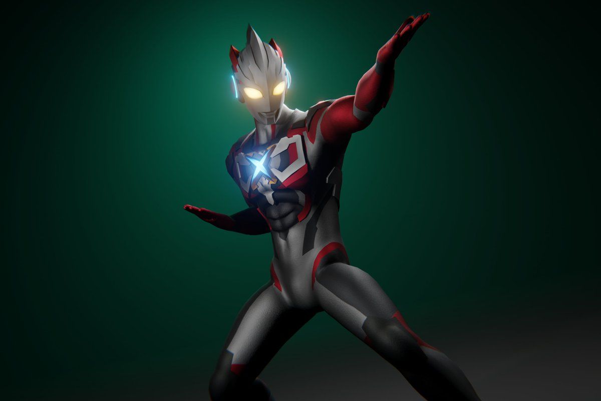 1200x800 Ultraman X #Blender #UltramanX
