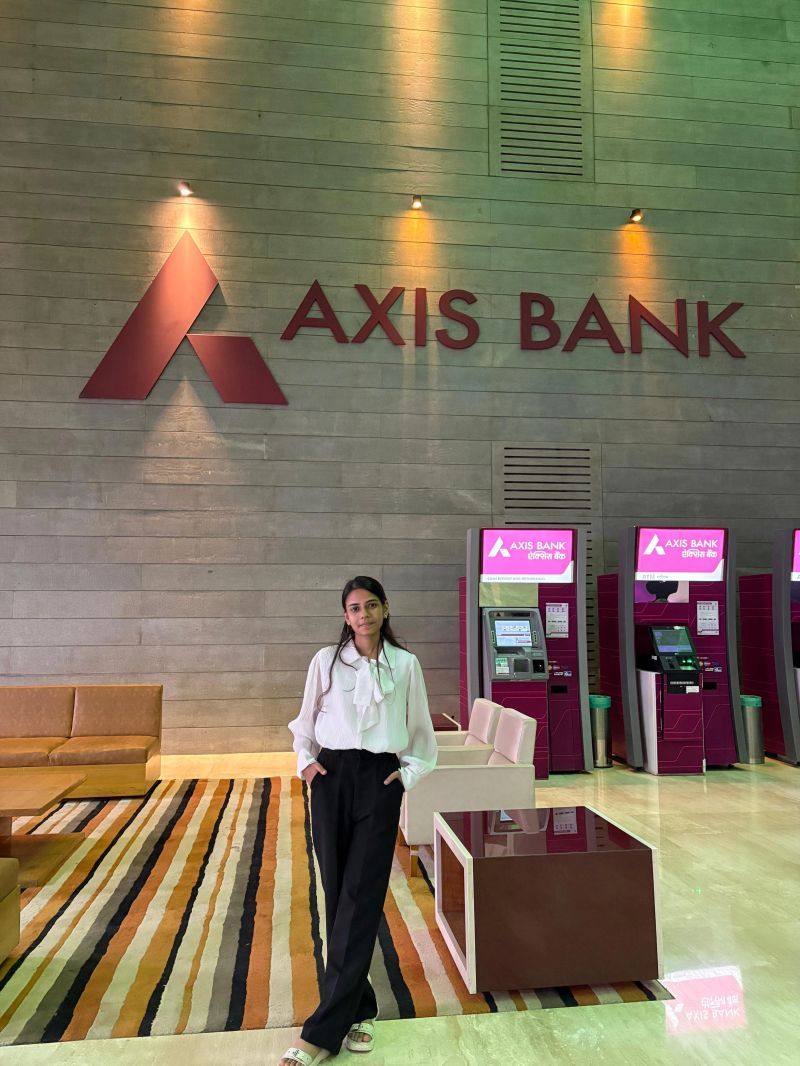 800x1066 newbeginnings #firstjob #axisbank #internalaudit #professionaljourney. CA Komal Bhura comments