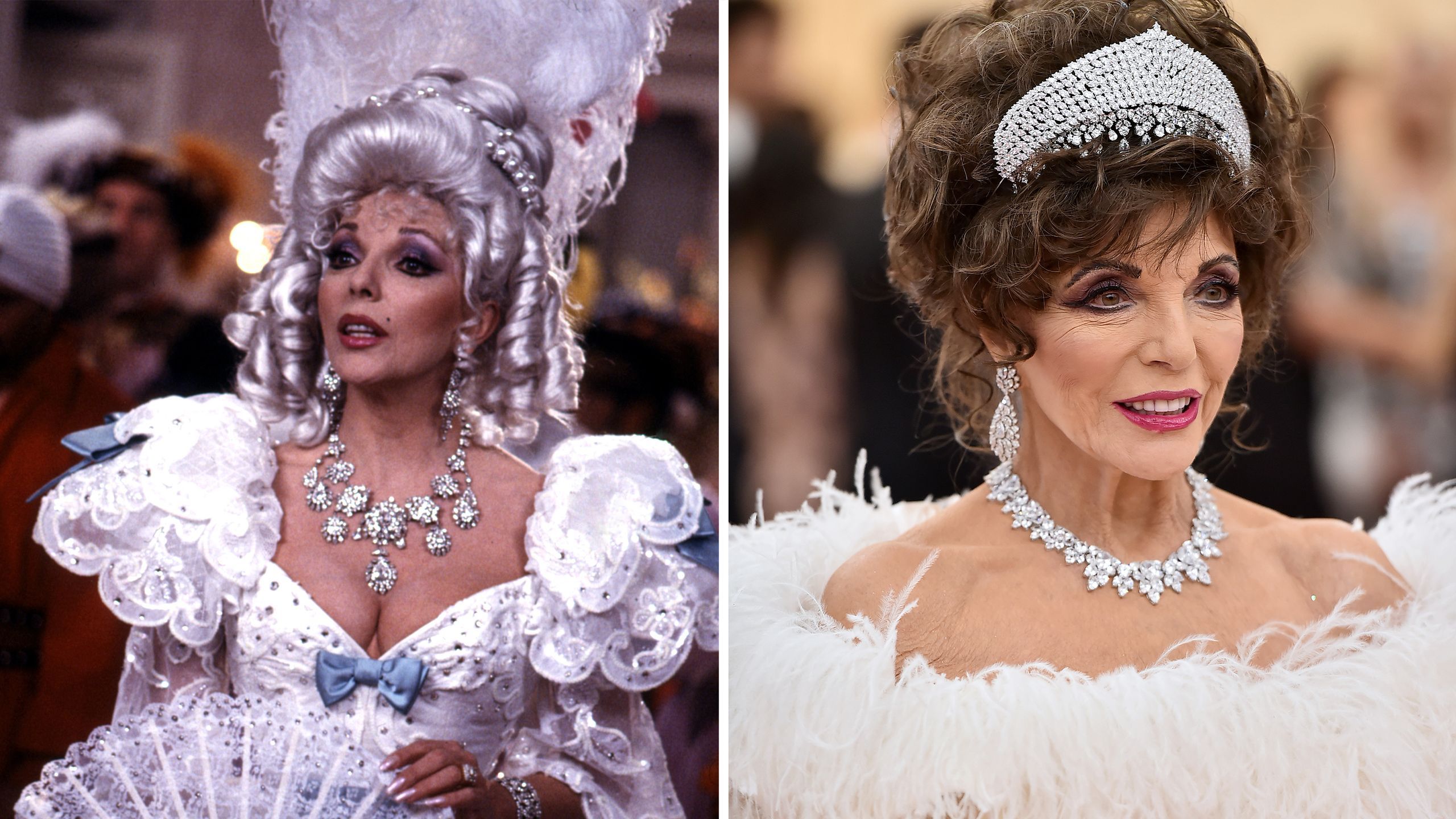 2560x1440 Joan Collins Went to the 2019 Met Gala as Her Dynasty Character
