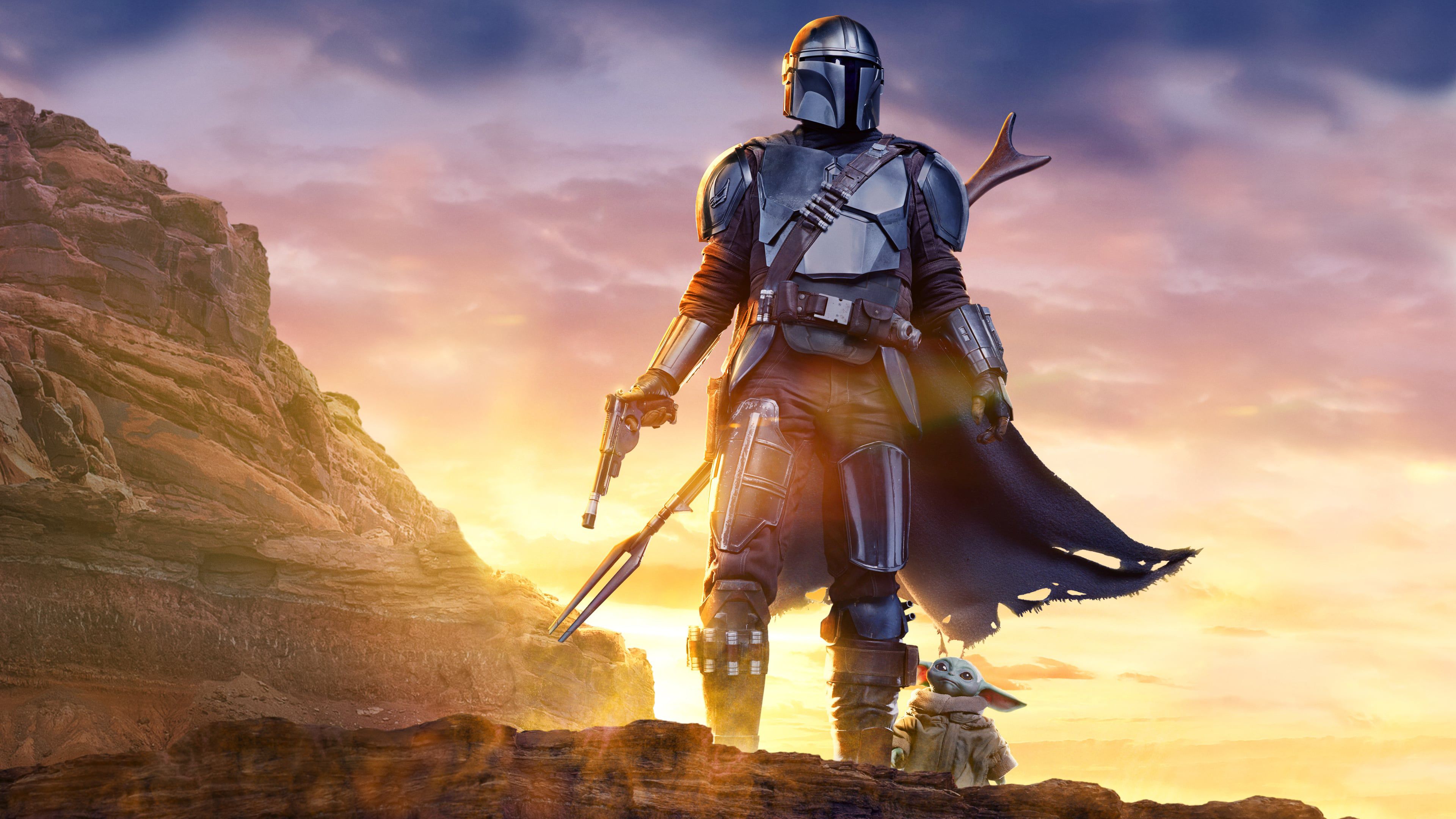 3840x2160 Baby Yoda Grogu The Mandalorian 4K HD Star Wars Wallpaper
