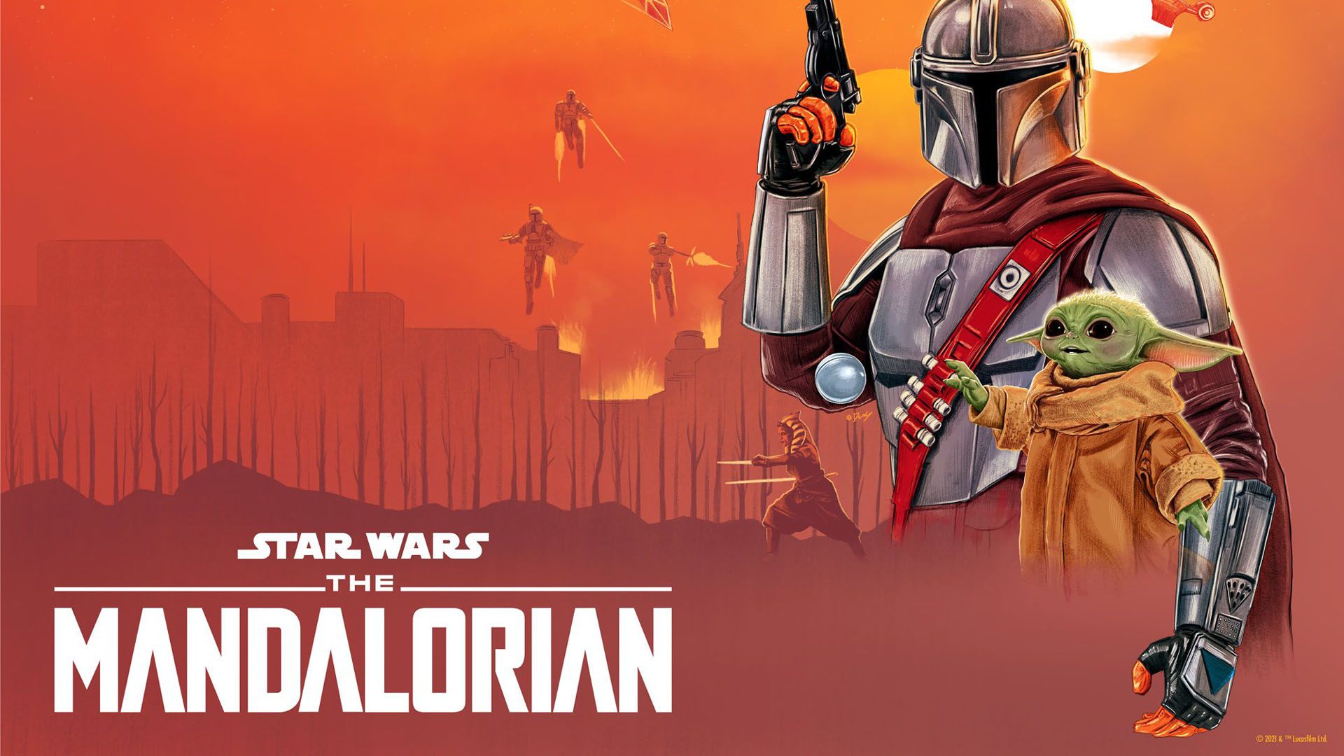 1920x1080 Baby Yoda Grogu Star Wars The Mandalorian HD The Mandalorian Wallpaper