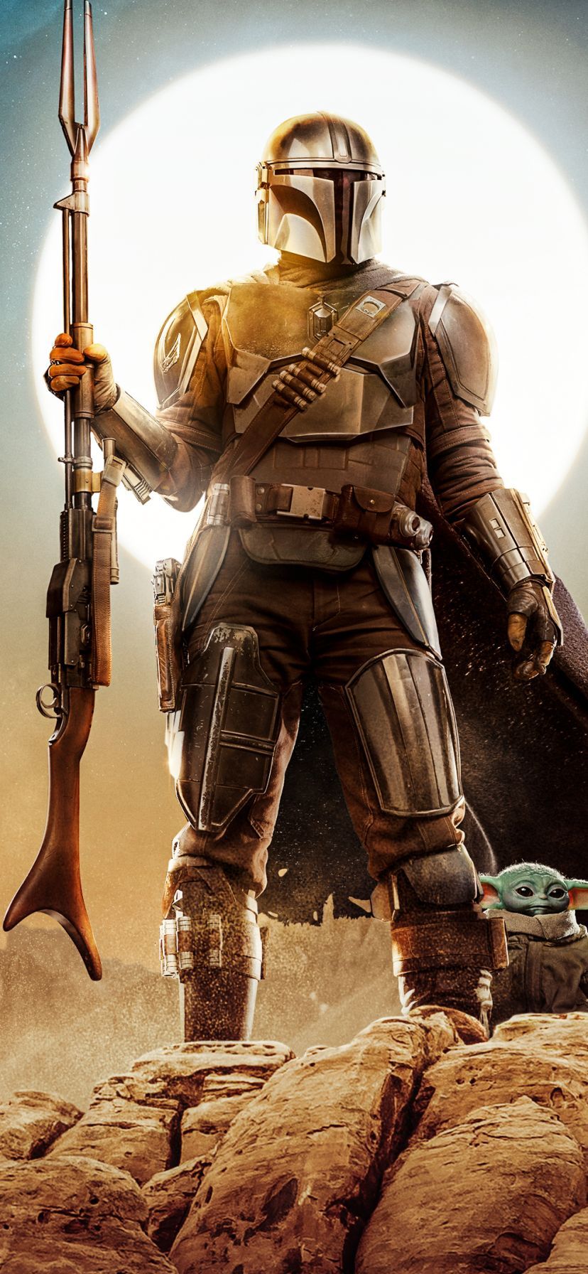 828x1792 Phone wallpaper: The Mandalorian, Grogu (Star Wars), Tv Show, Star Wars, The Mandalorian (Character), Baby Yoda 1190317
