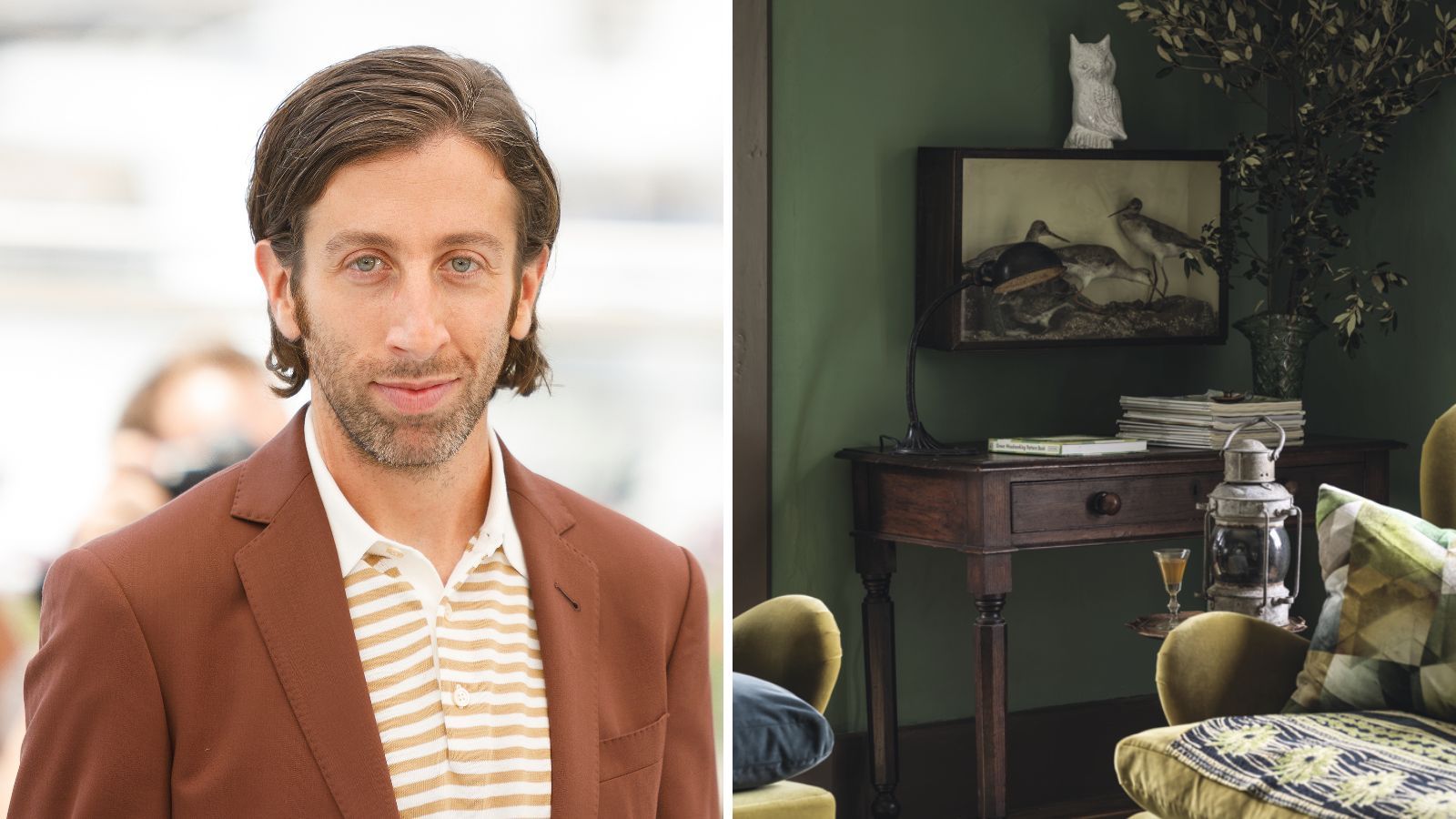1600x900 Simon Helberg's Green Entryway Is A Nature Inspired Sanctuary. Homes And Gardens