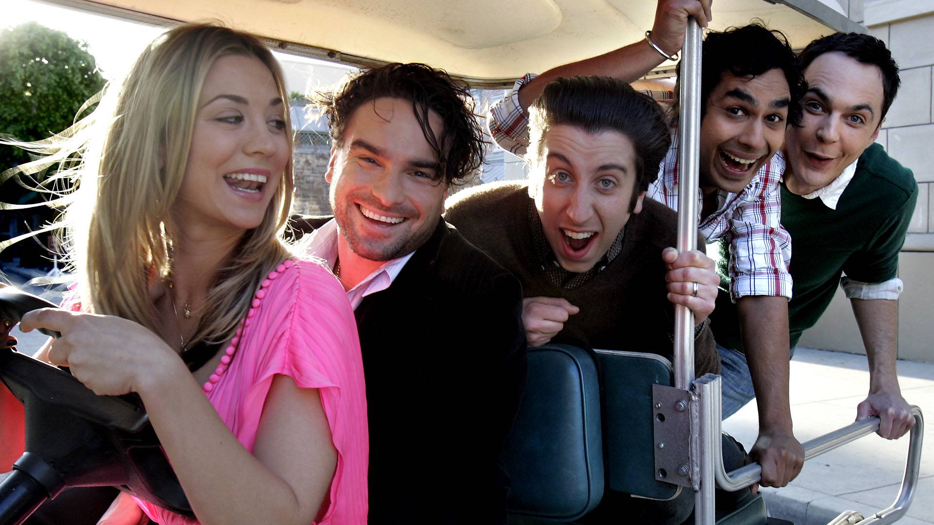 1920x1080 The Big Bang Theory Cast HD Wallpaper Featuring Simon, Kunal & Morex1080