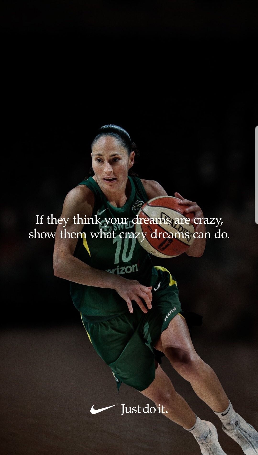 1079x1906 Sue Bird Nike Advertisement