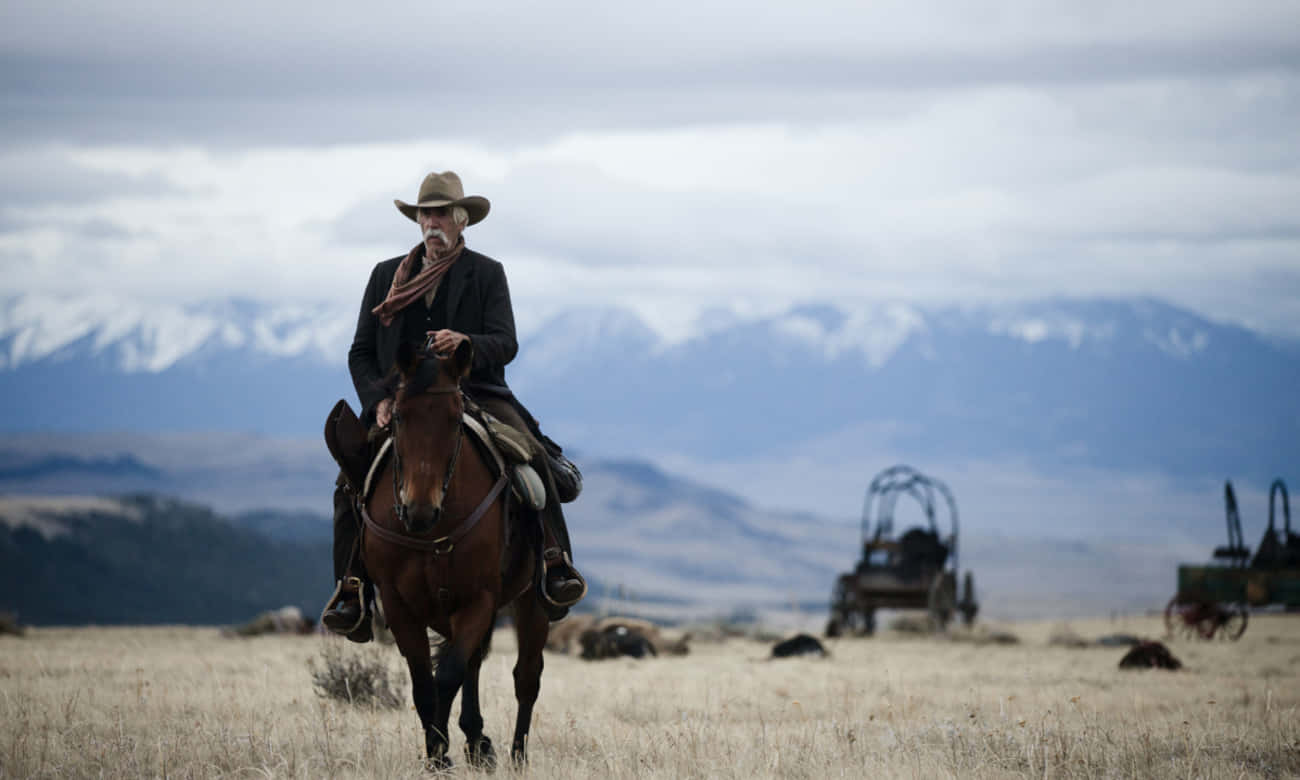 1300x780 Download Sam Elliott Cowboy Movie Still Wallpaper