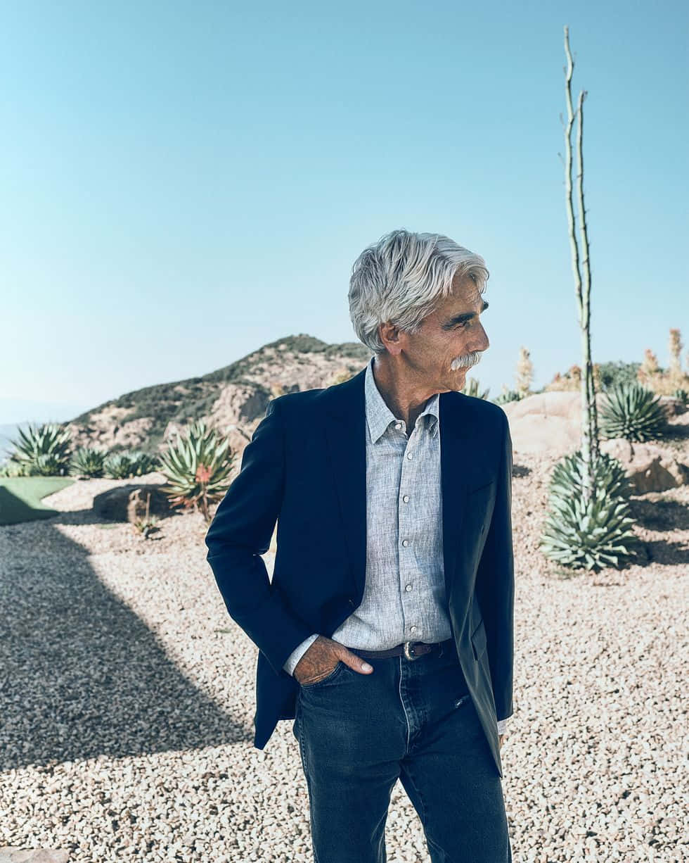980x1226 Download American Actor Sam Elliott Photohoot Wallpaper