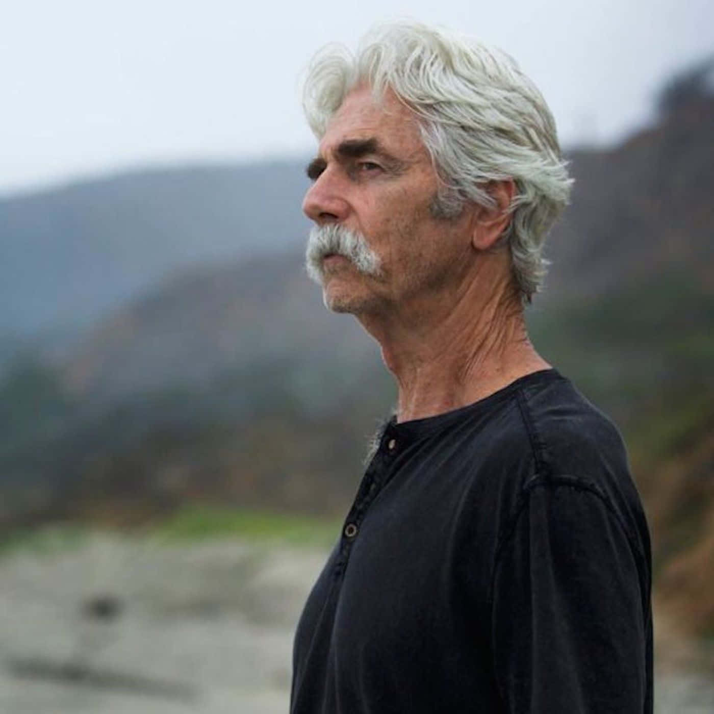 1400x1400 Download The esteemed Hollywood actor, Sam Elliott, captured in an outdoor photohoot. Wallpaper