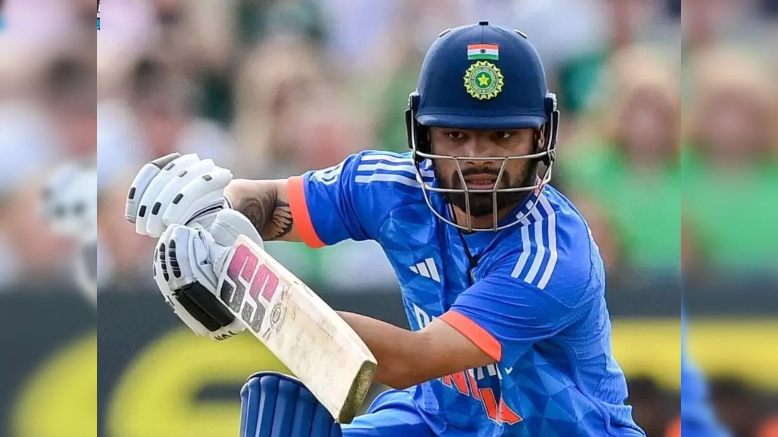 1600x900 rinku singh: Breaking glass, making records: Rinku Singh shatters press box with a powerful six at India vs South Africa T20I match Economic Times