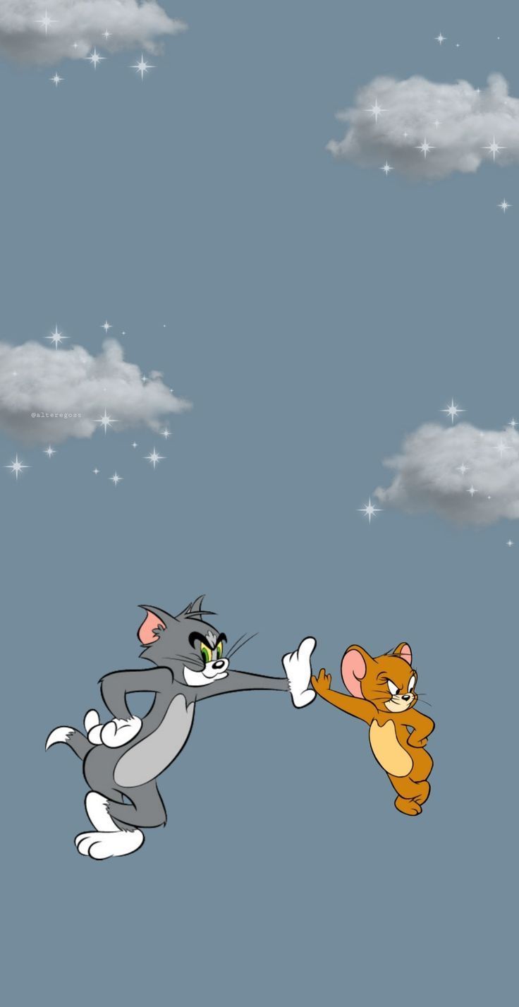 736x1427 Tom and Jerry wallpaper. Cute cartoon wallpaper, Tom and jerry wallpaper, Looney tunes wallpaper