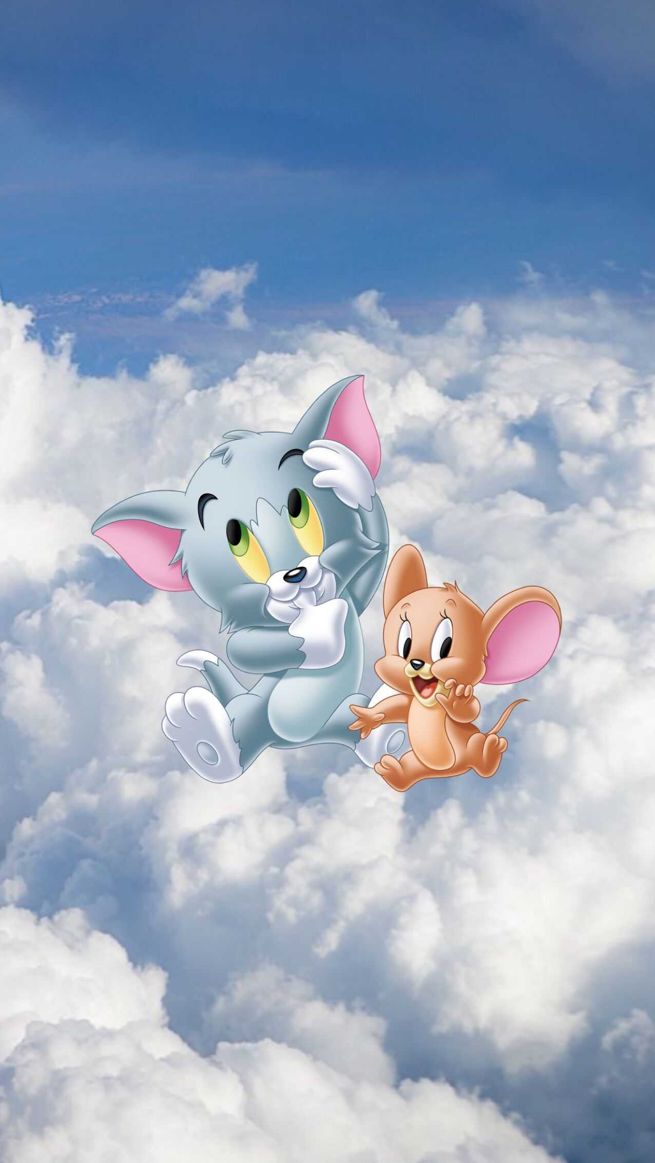 1276x2266 Tom And Jerry Love Wallpaper