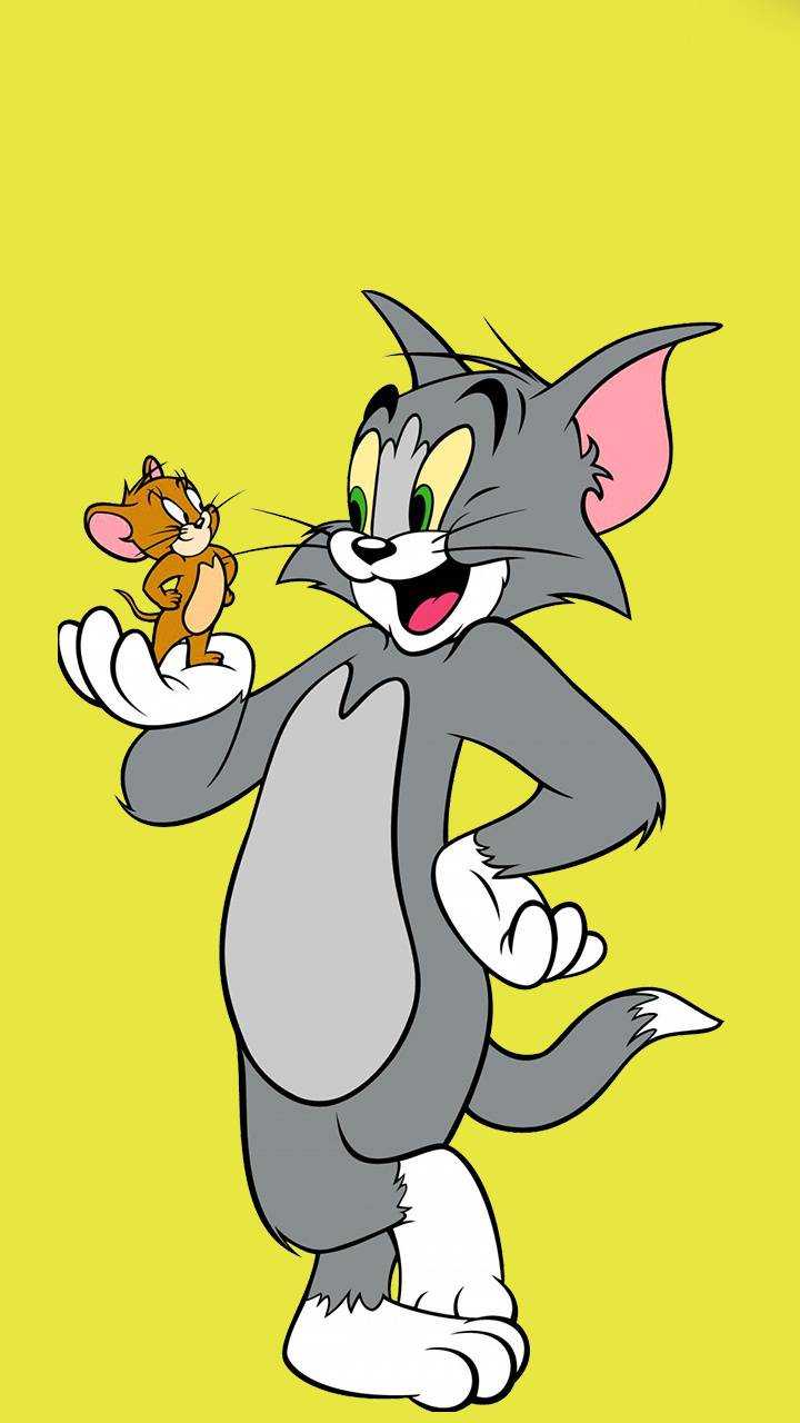 720x1280 Tom And Jerry Love Wallpaper