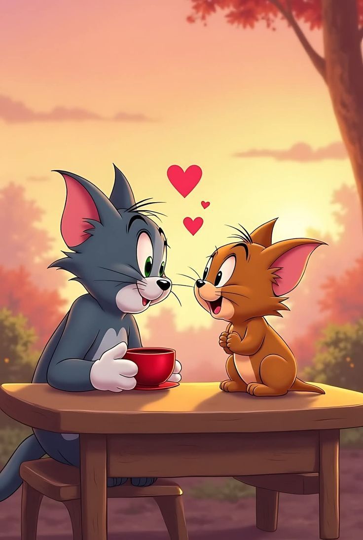 736x1095 Tommy and jerry wallpaper for love