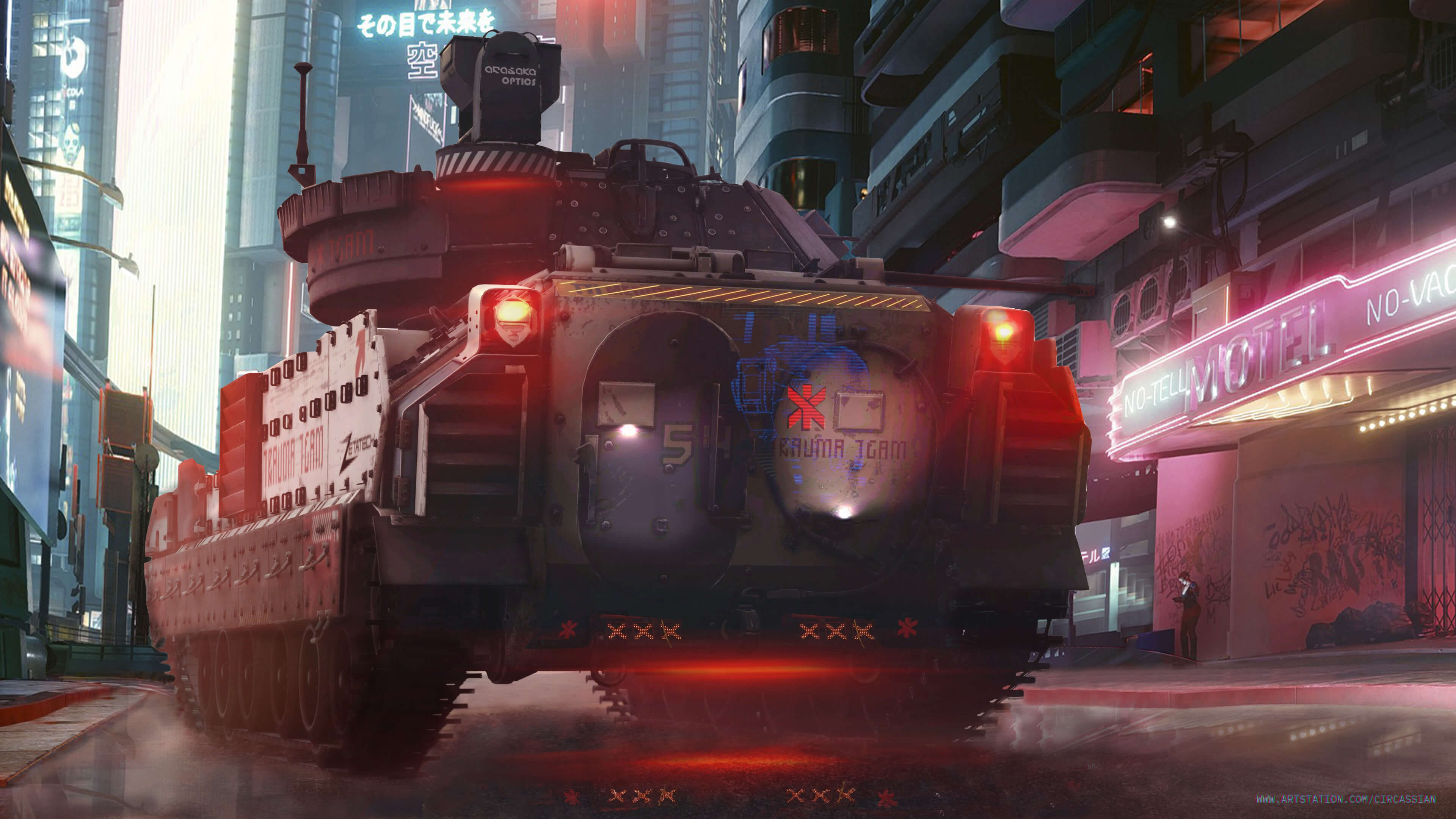 3840x2160 M3A3 Trauma Team. Remake Project