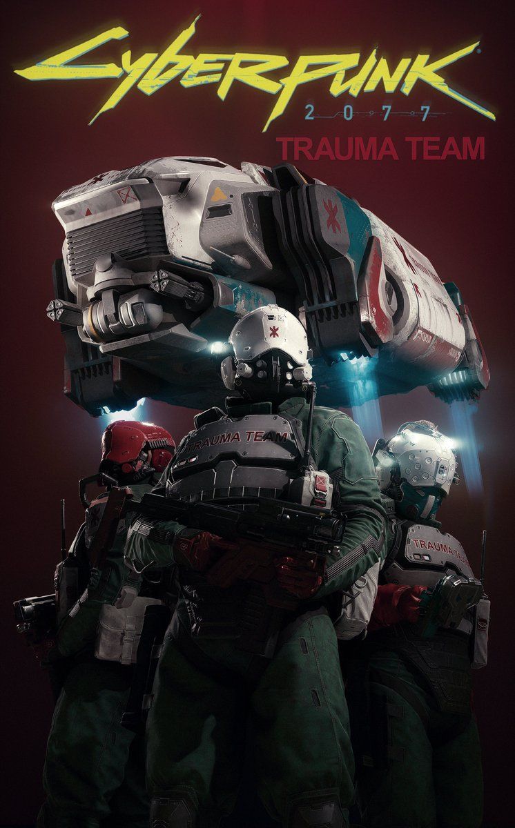 746x1200 Trauma Team #Cyberpunk2077 #VirtualPhotography