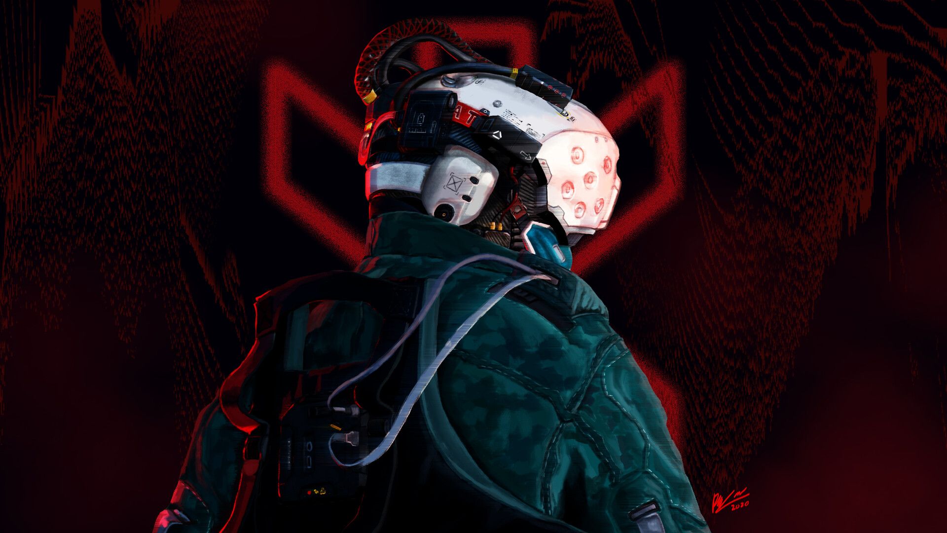 1920x1080 Siew Jia Huey (Rex) 2077 Trauma Team Fanart