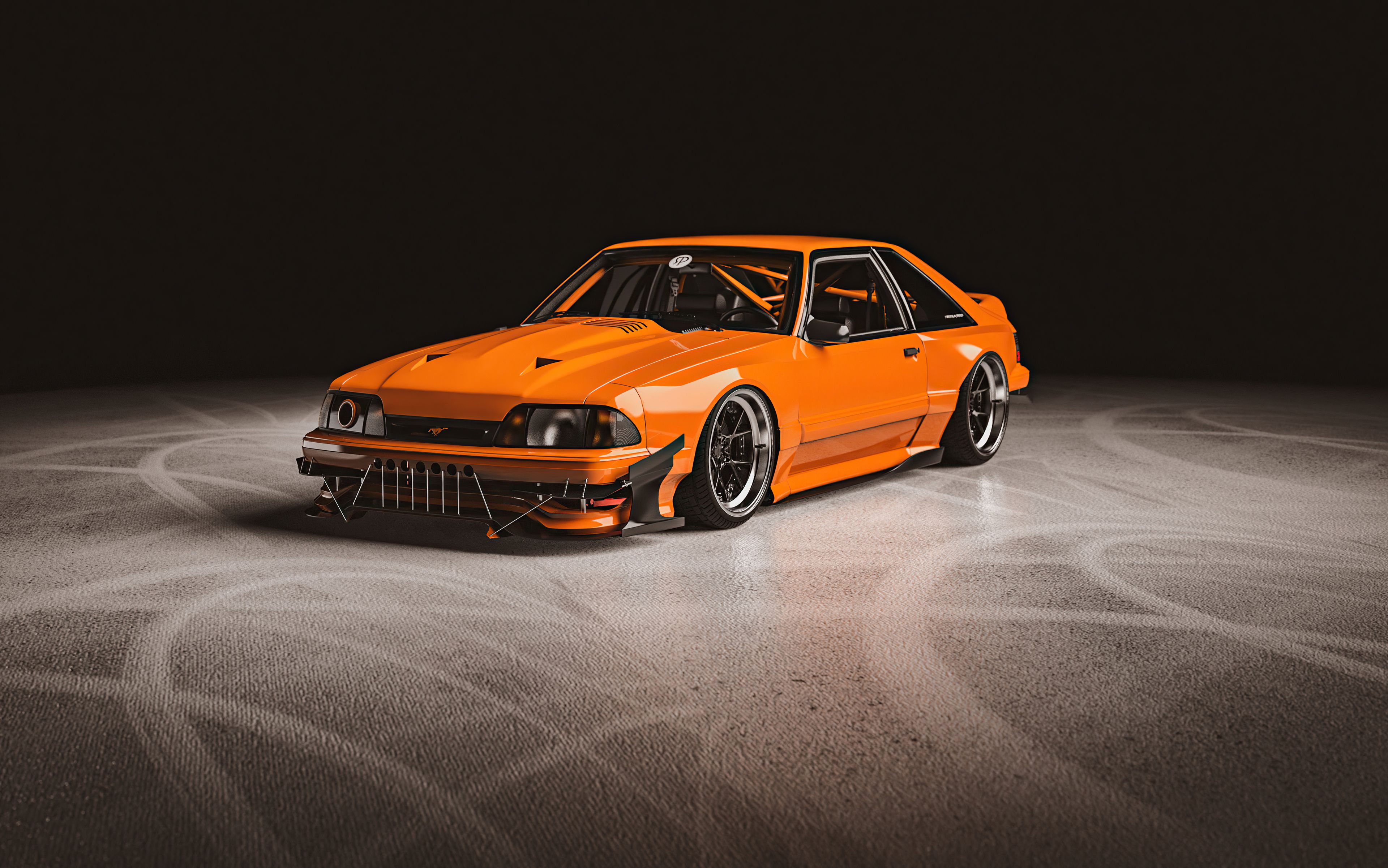 3840x2402 Foxbody Mustang Wallpaper