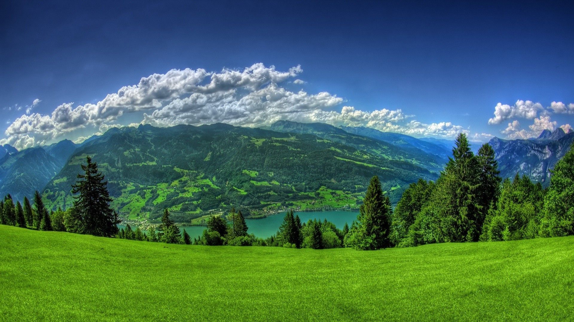1920x1080 anime, Landscape, Nature Wallpaper HD / Desktop and Mobile Background