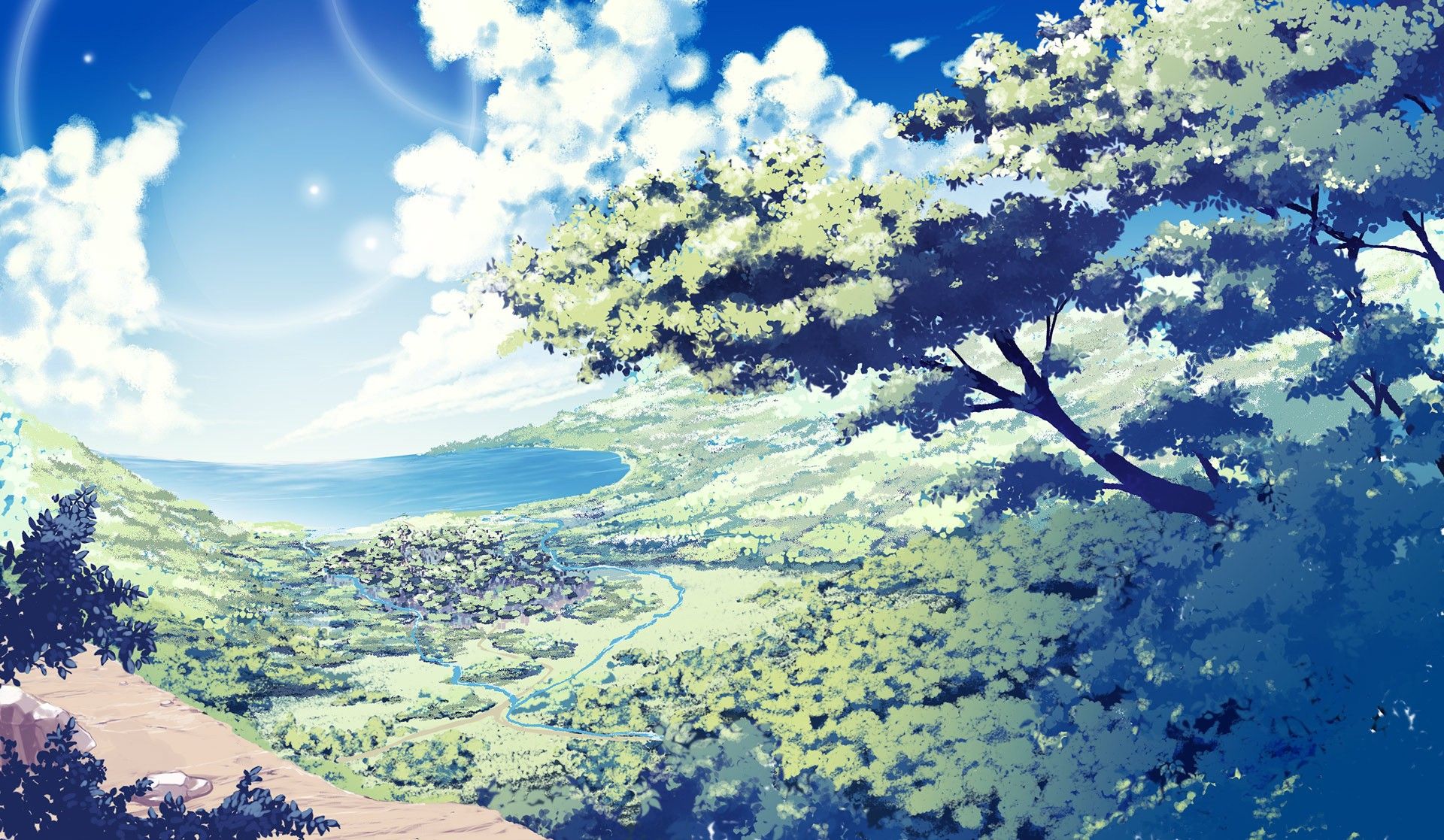 1920x1117 Anime Nature Wallpaperx1117