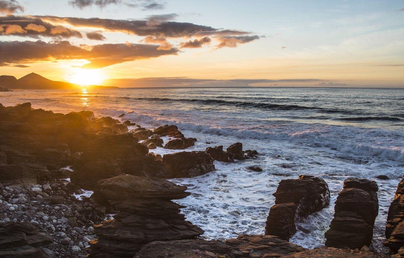 1332x850 Wallpaper sea, coast, Spain, North of Gran Canaria image