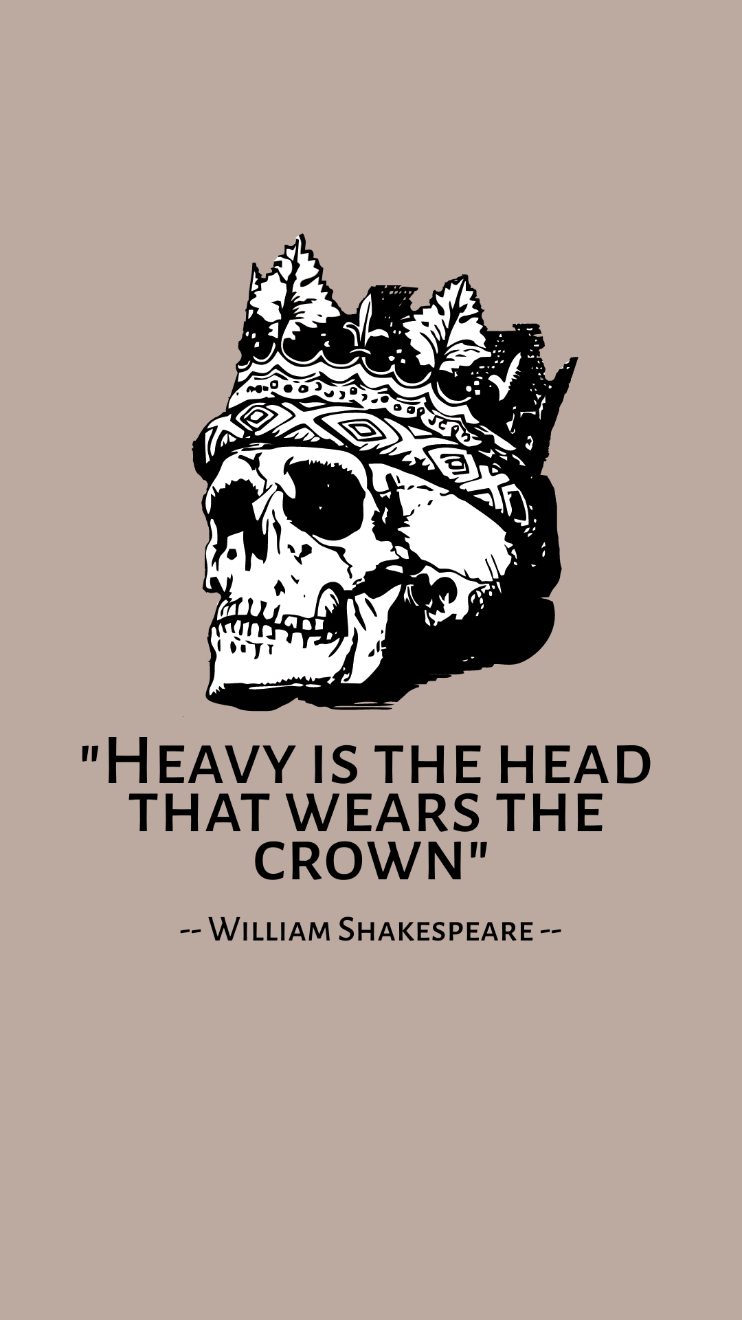 1080x1920 Crown On A Skull Wallpaper By Mae camma 343426