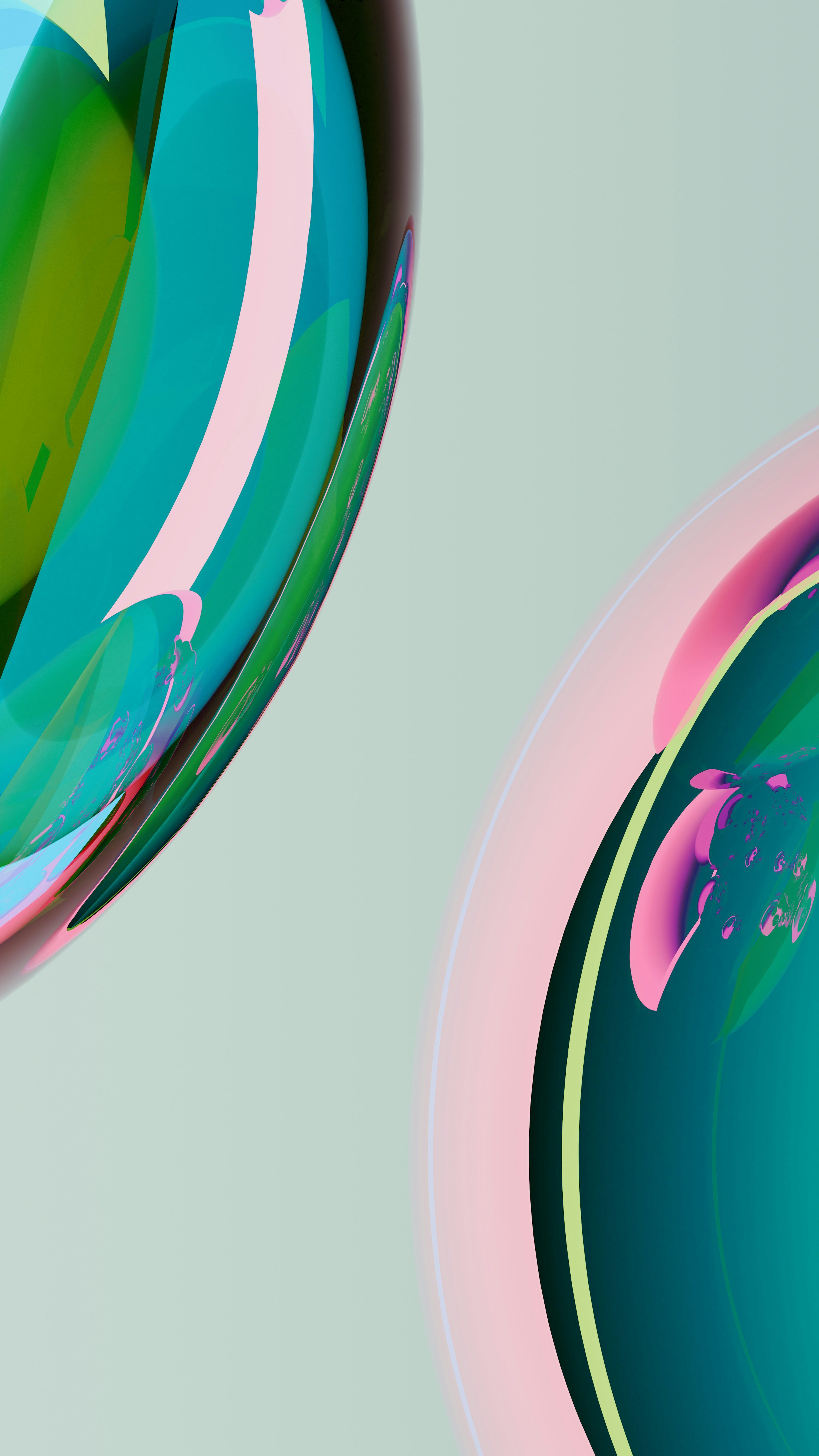 3000x5333 Abstract swirling shapes with vibrant colors on a light background photo