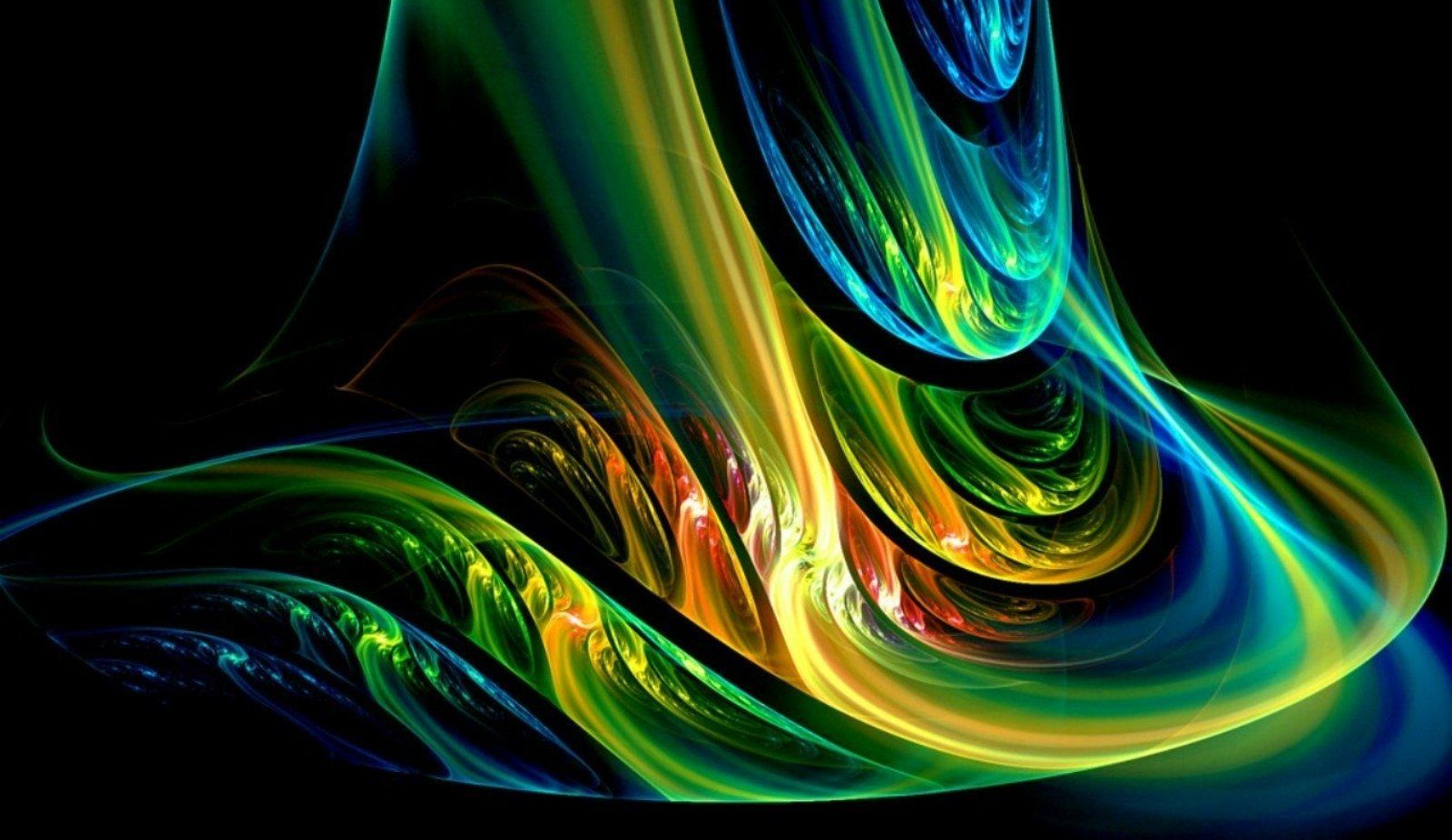1600x926 Vibrant Abstract Swirls HD Wallpaperx926