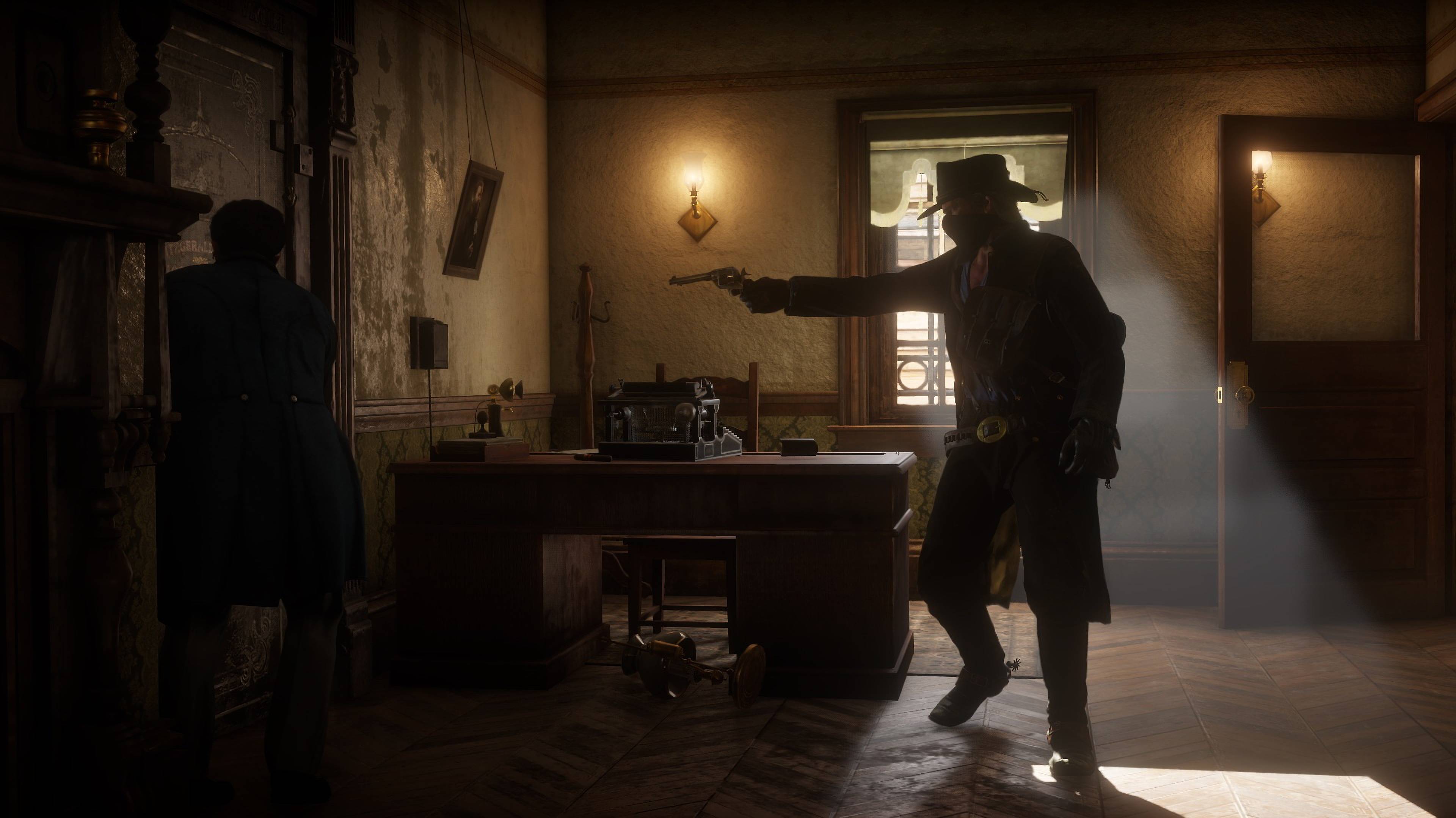 3840x2160 Red Dead Redemption II Bank Robbery 4K
