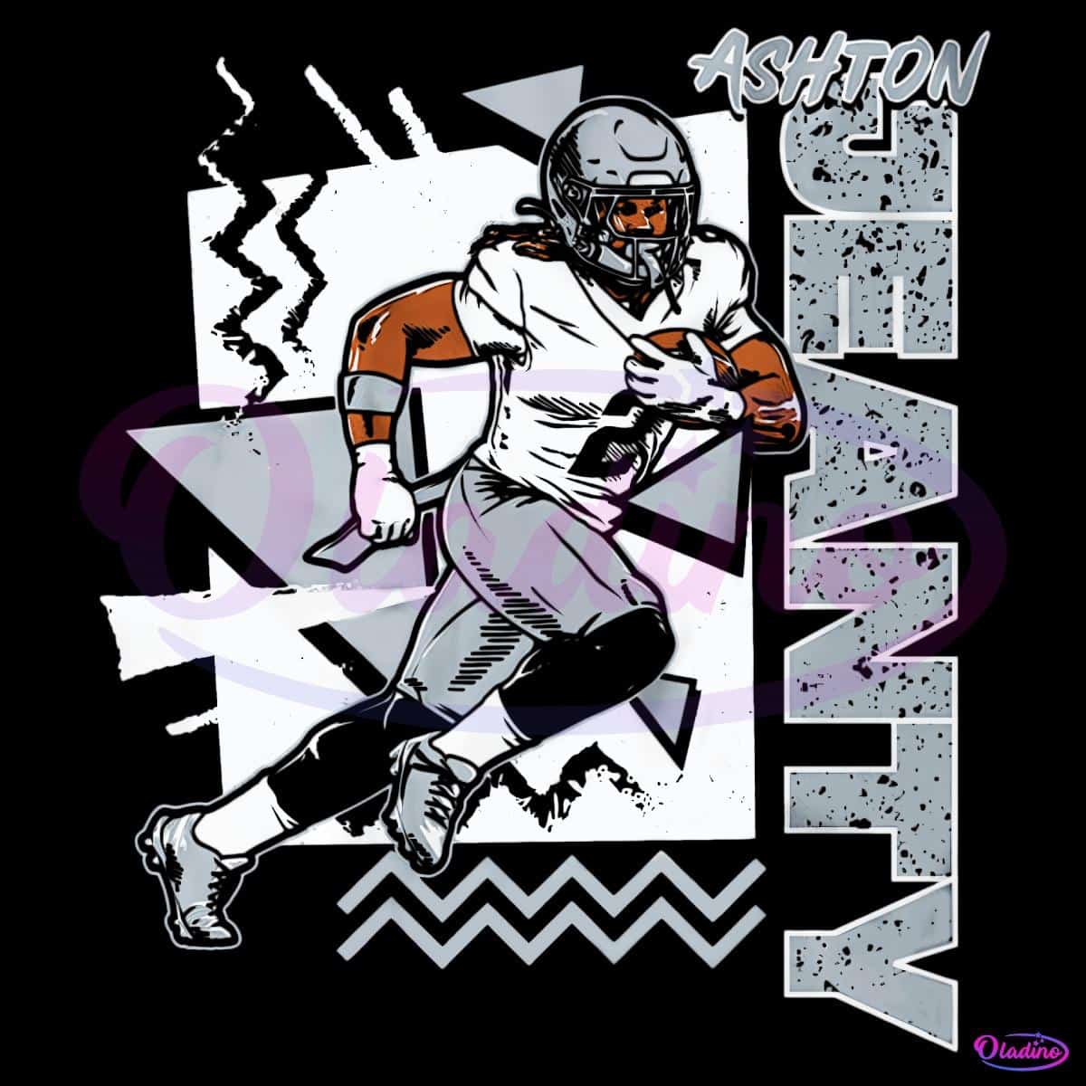 1200x1200 Retro 90s Ashton Jeanty Las Vegas Raiders Png