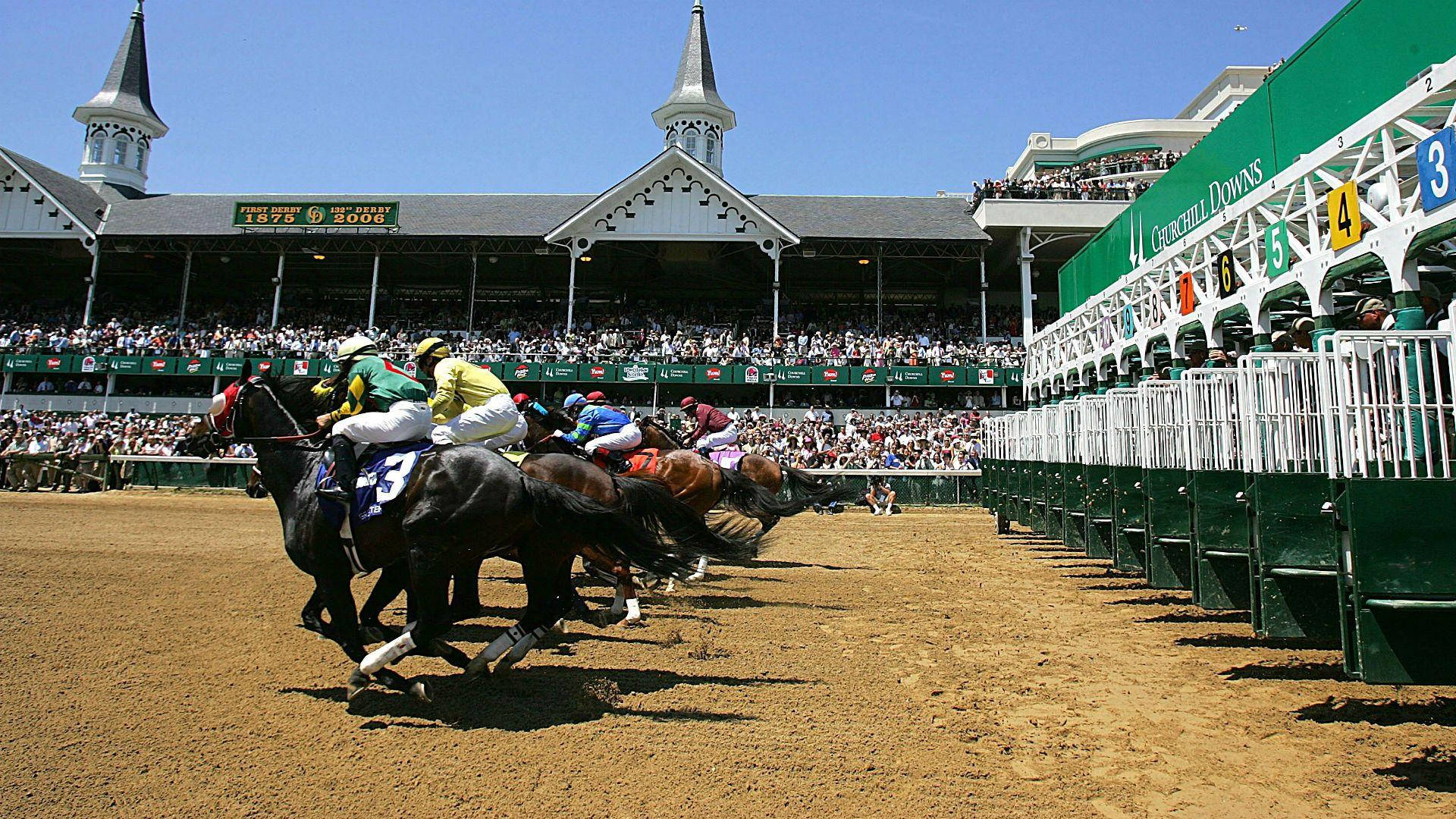 1920x1080 Download Exciting Moments Captured at the Kentucky Derby Horse Race Festival. Wallpaper