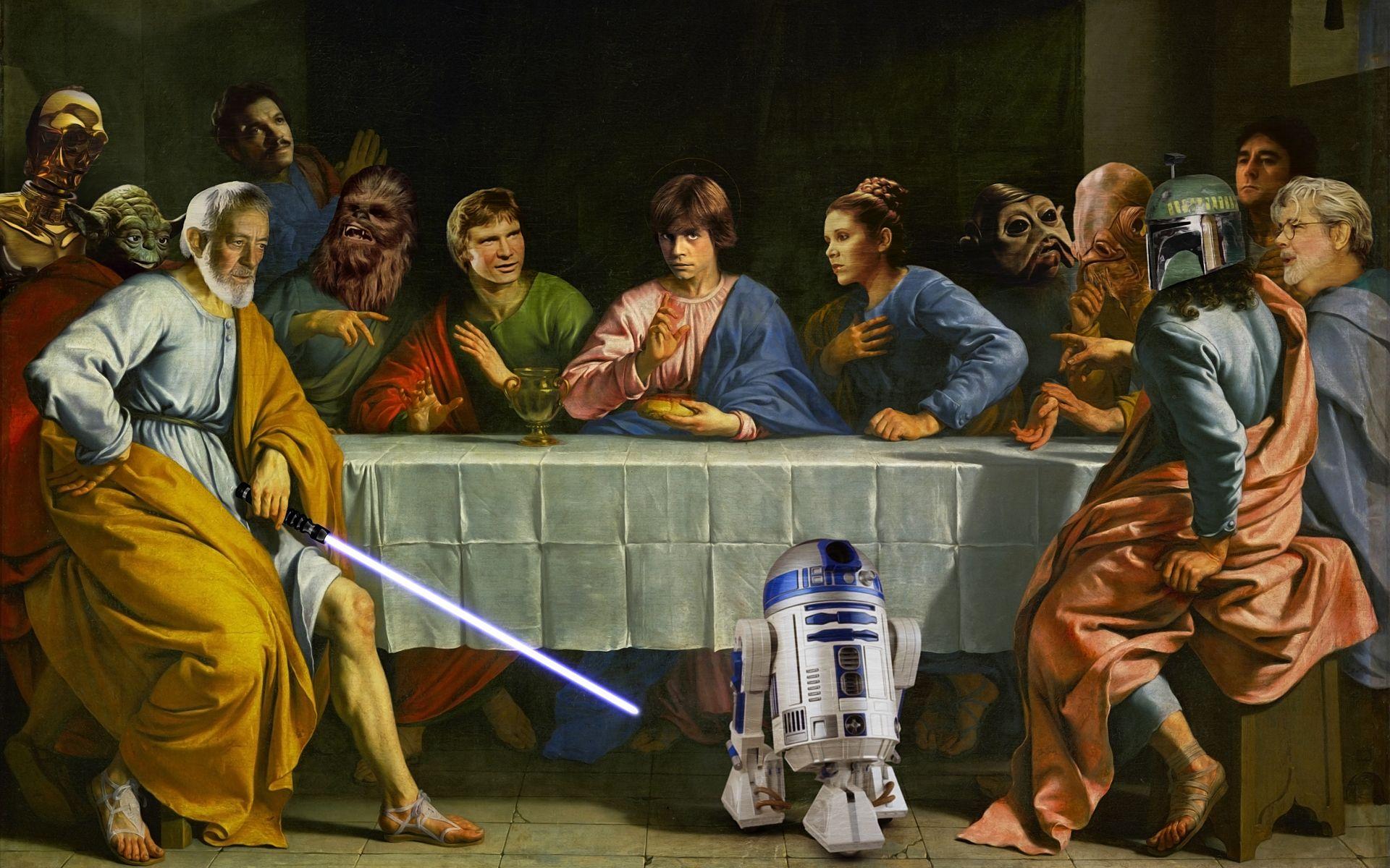 1920x1200 Star Wars Last Supper Wallpaperx1200