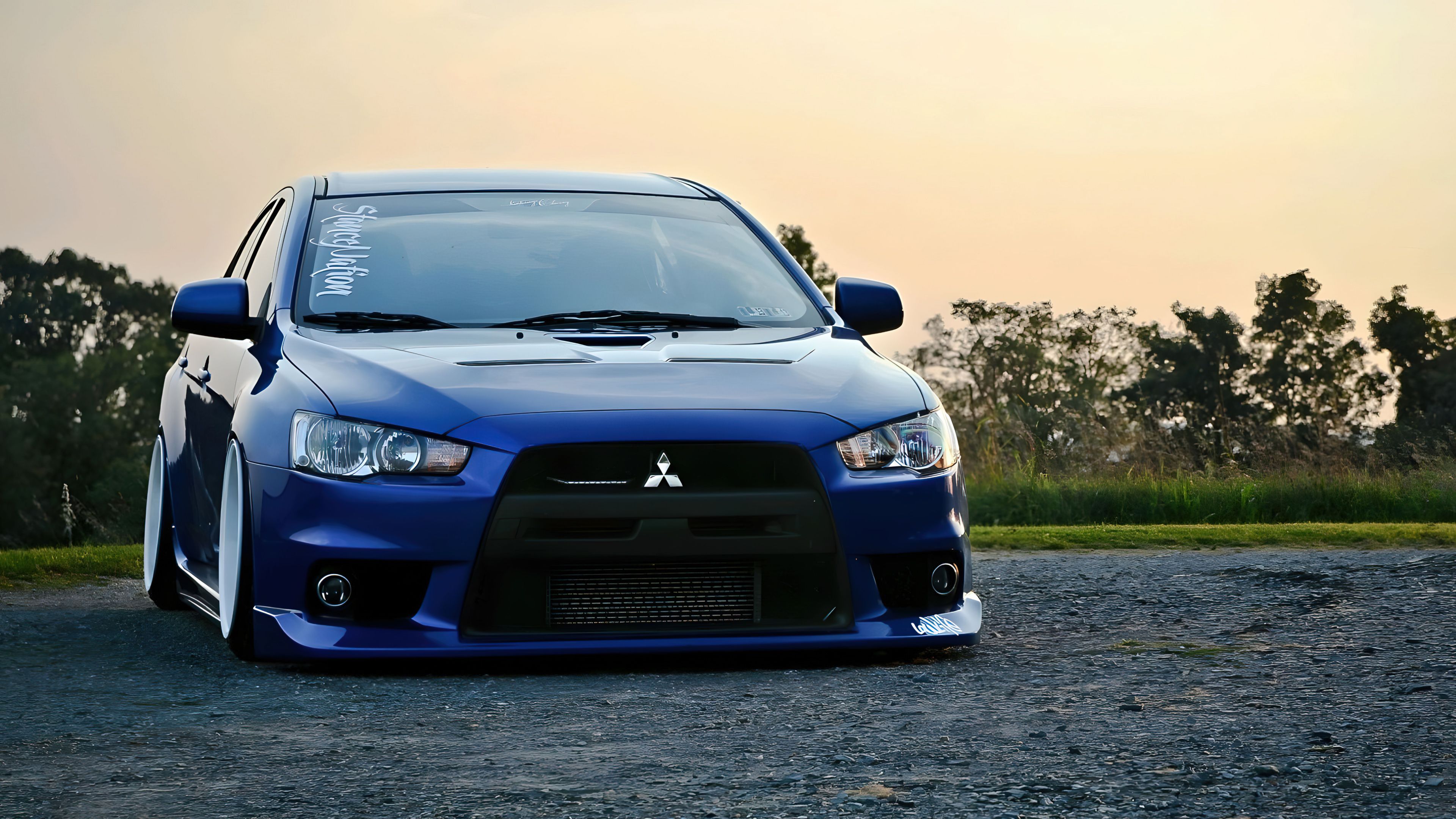 3840x2160 Mitsubishi Lancer Evolution Wallpaper 4K, Classic cars, JDM cars