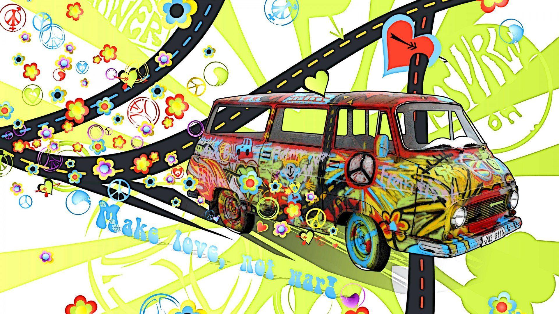 1920x1080 Hippie Wallpaper HD