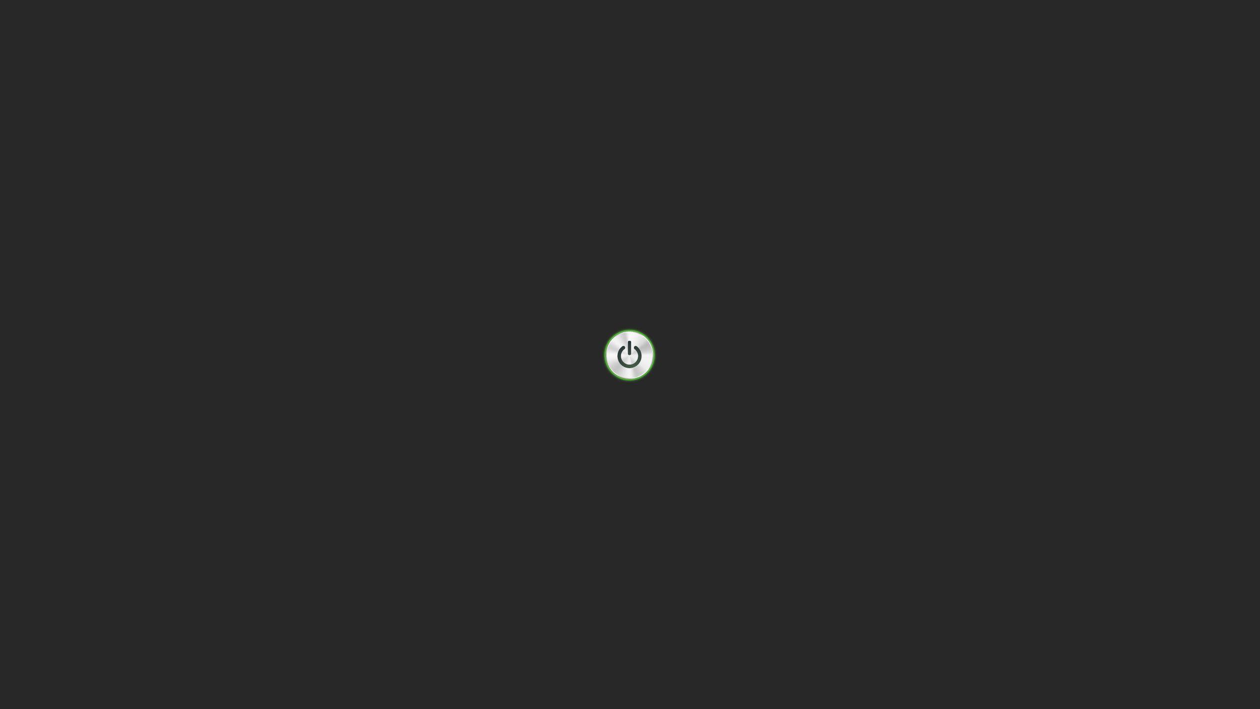 2560x1440 Power Button Wallpaper