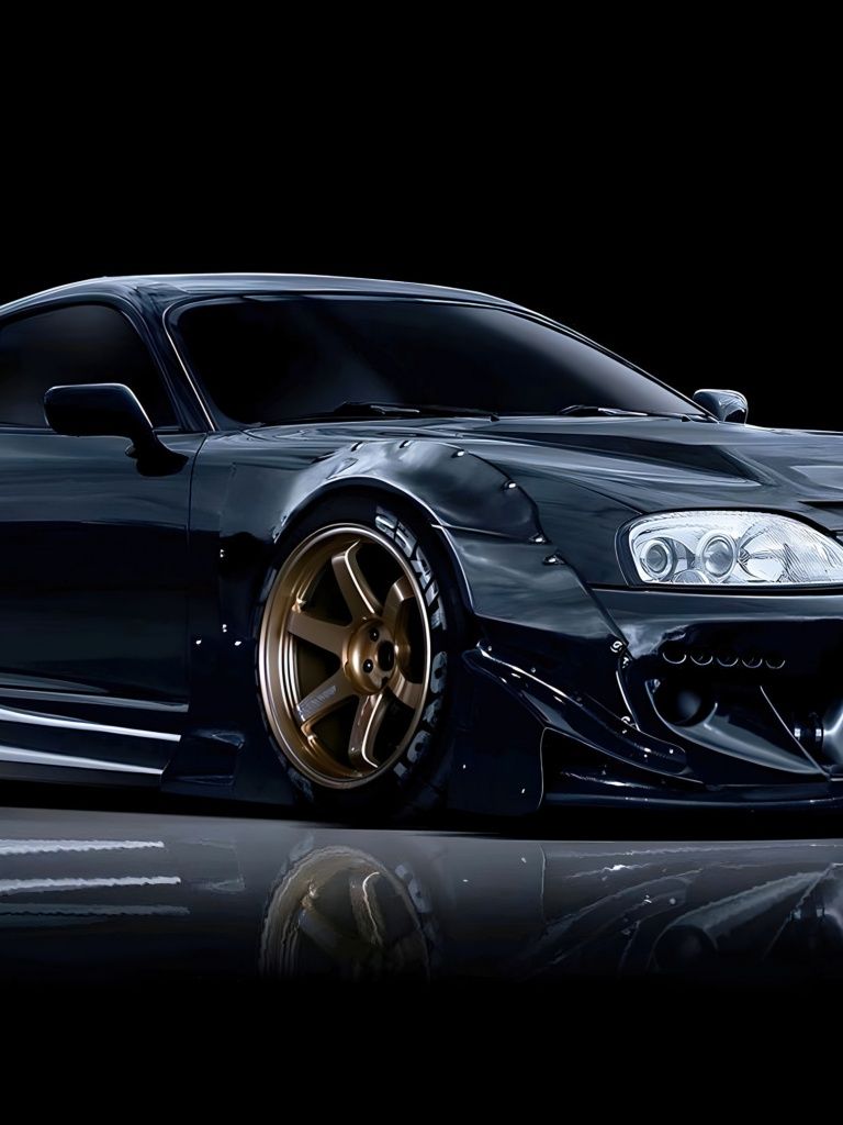 768x1024 Toyota Supra Mk4 Wallpaper 4K, JDM cars, Classic cars