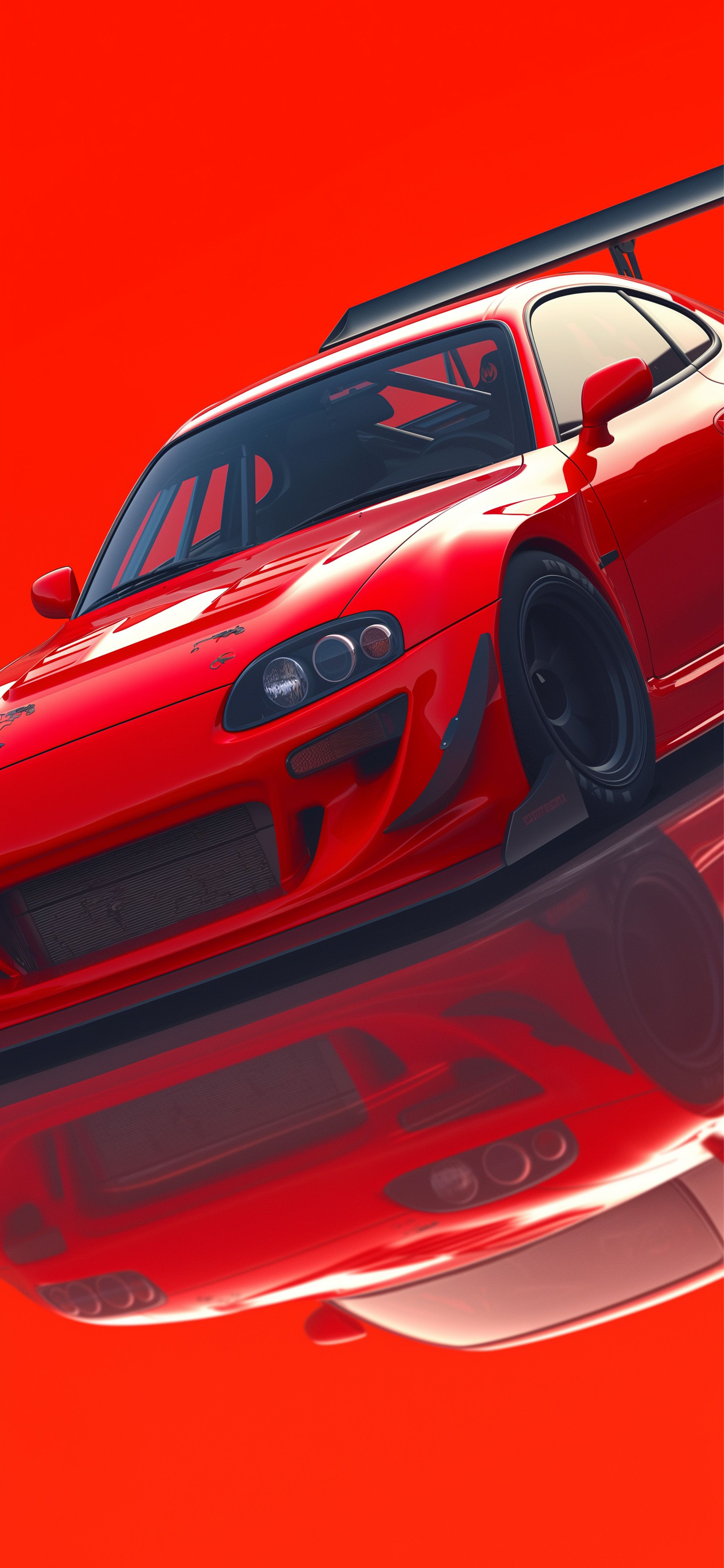 2000x4329 Speed Legend Toyota Supra Wallpaper Phone Wallpaper