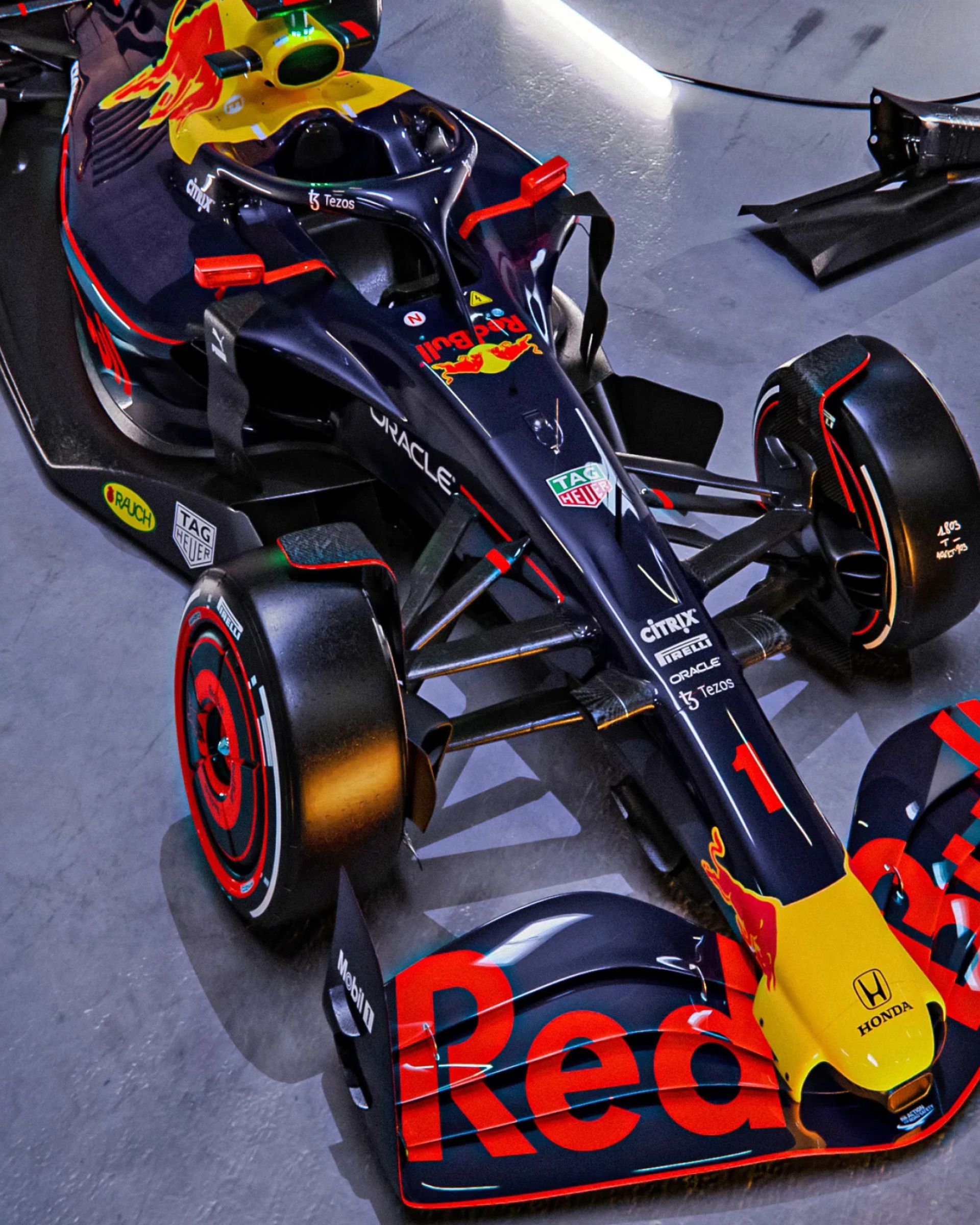 1920x2400 Oracle Red Bull Racing Wallpaper