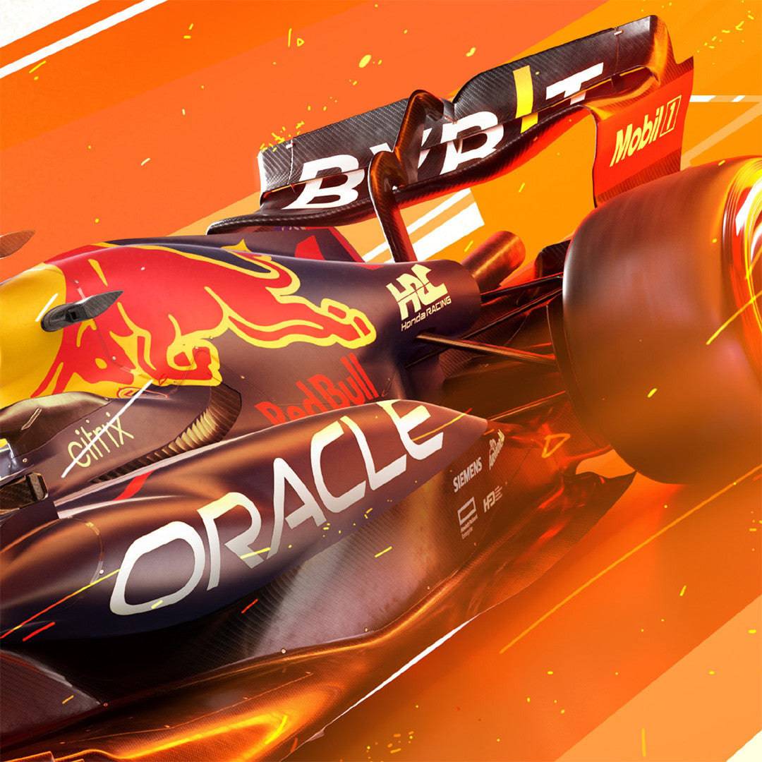 1080x1080 Max Verstappen Dutch Grand Prix. Oracle Red Bull Racing Poster