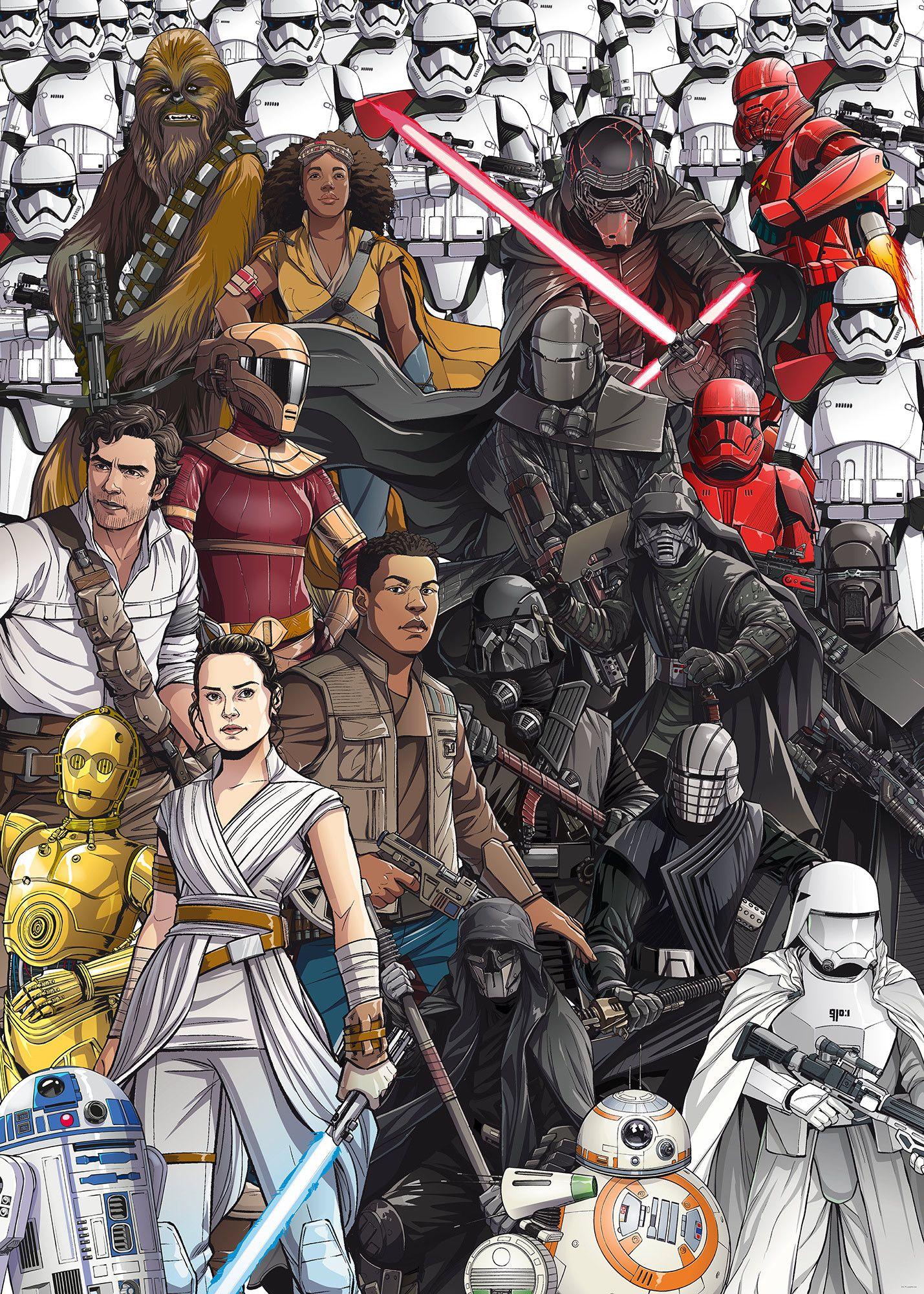 star wars cartoon characters wallpaper