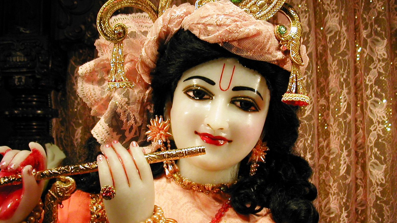 1600x900 Lord Krishna Wallpaper 13099