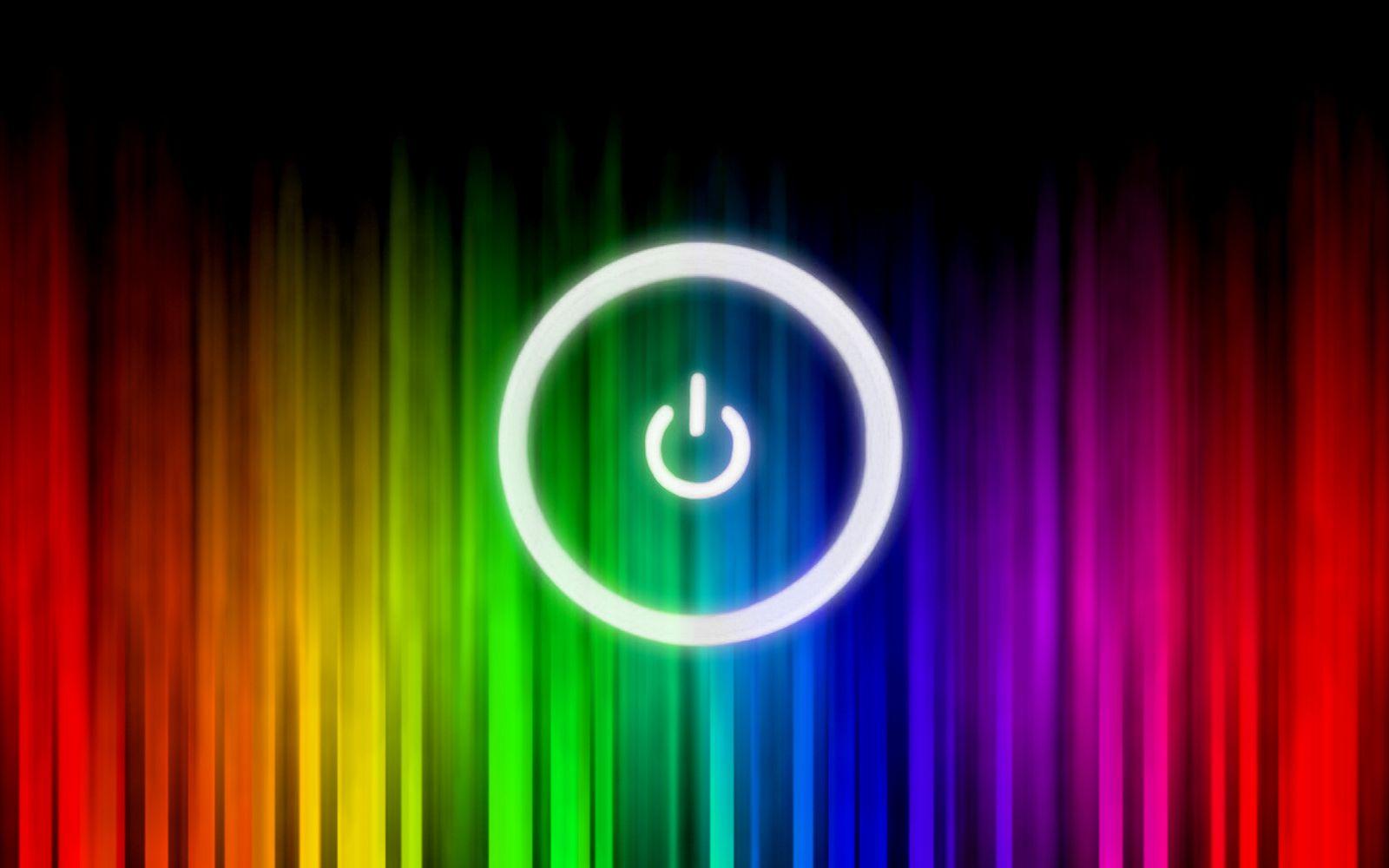 1600x1000 Central Wallpaper: Minimal Power Button Logos HD Wallpaper