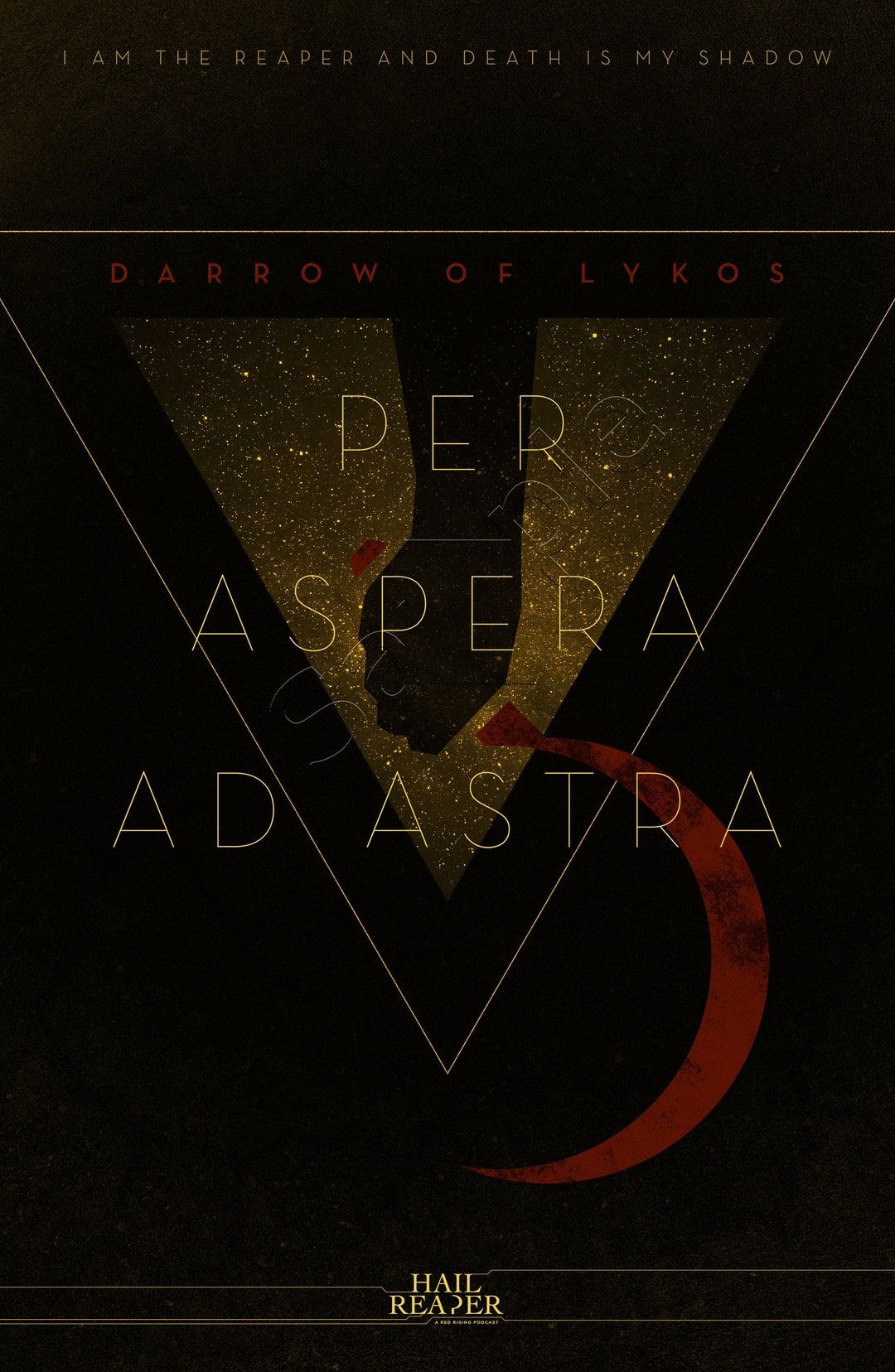 1080x1656 Darrow of Lykos Reaper Aspera Ad Astra Artwork Pack Poster / Phone Background