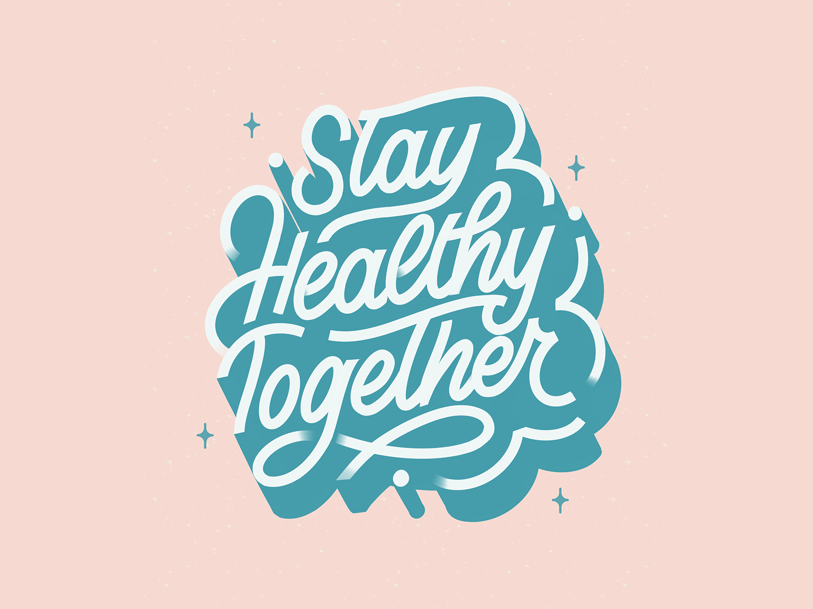 1600x1200 Stay Healthy Together by Ana on Dribbble