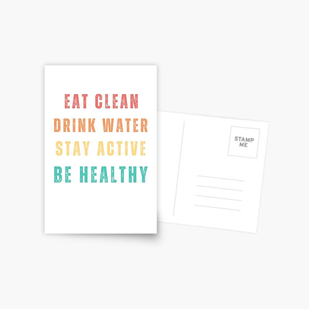 1000x1000 Be healthy Poster