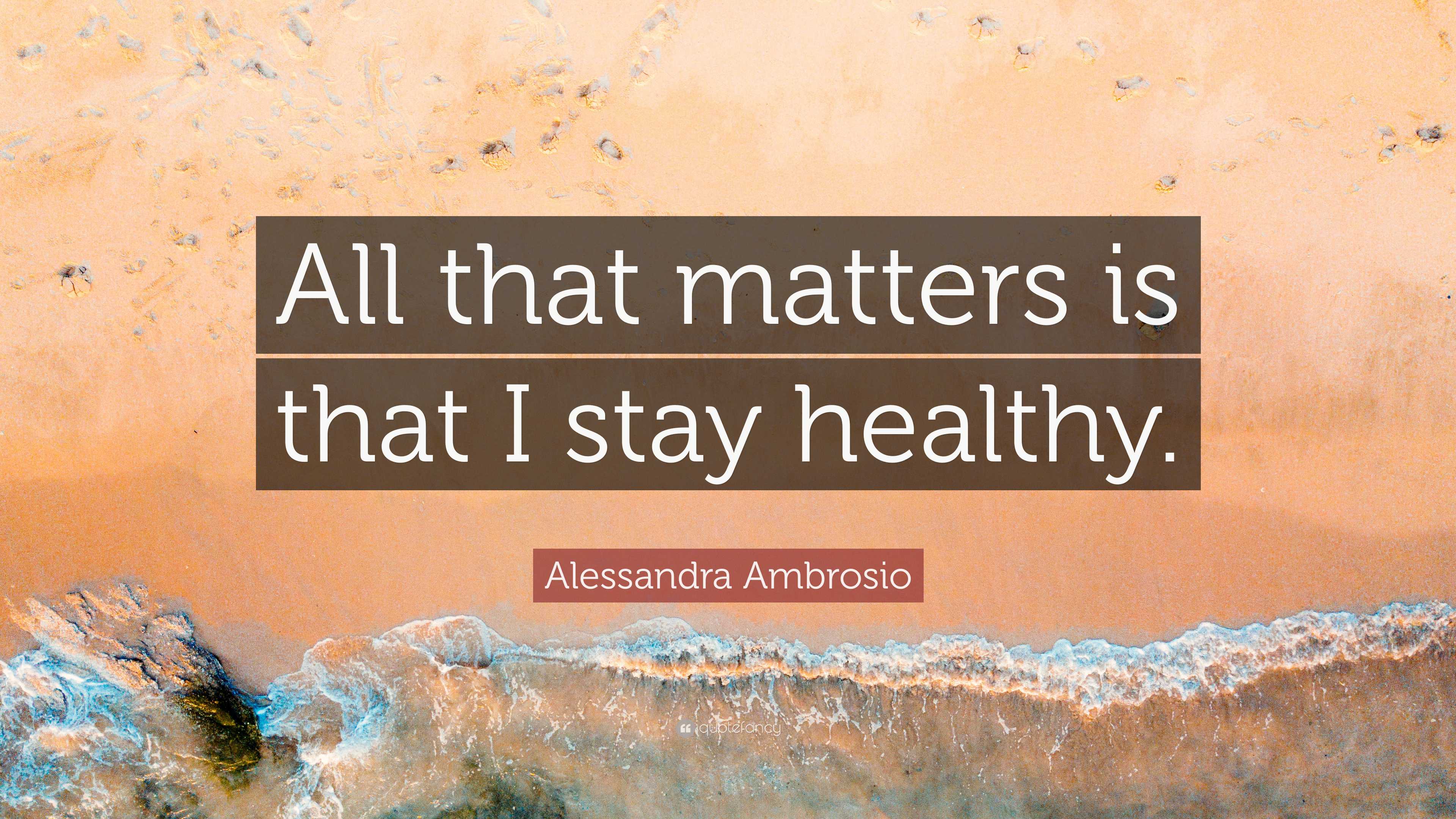 3840x2160 Alessandra Ambrosio Quote: “All that matters is that I stay healthy.”