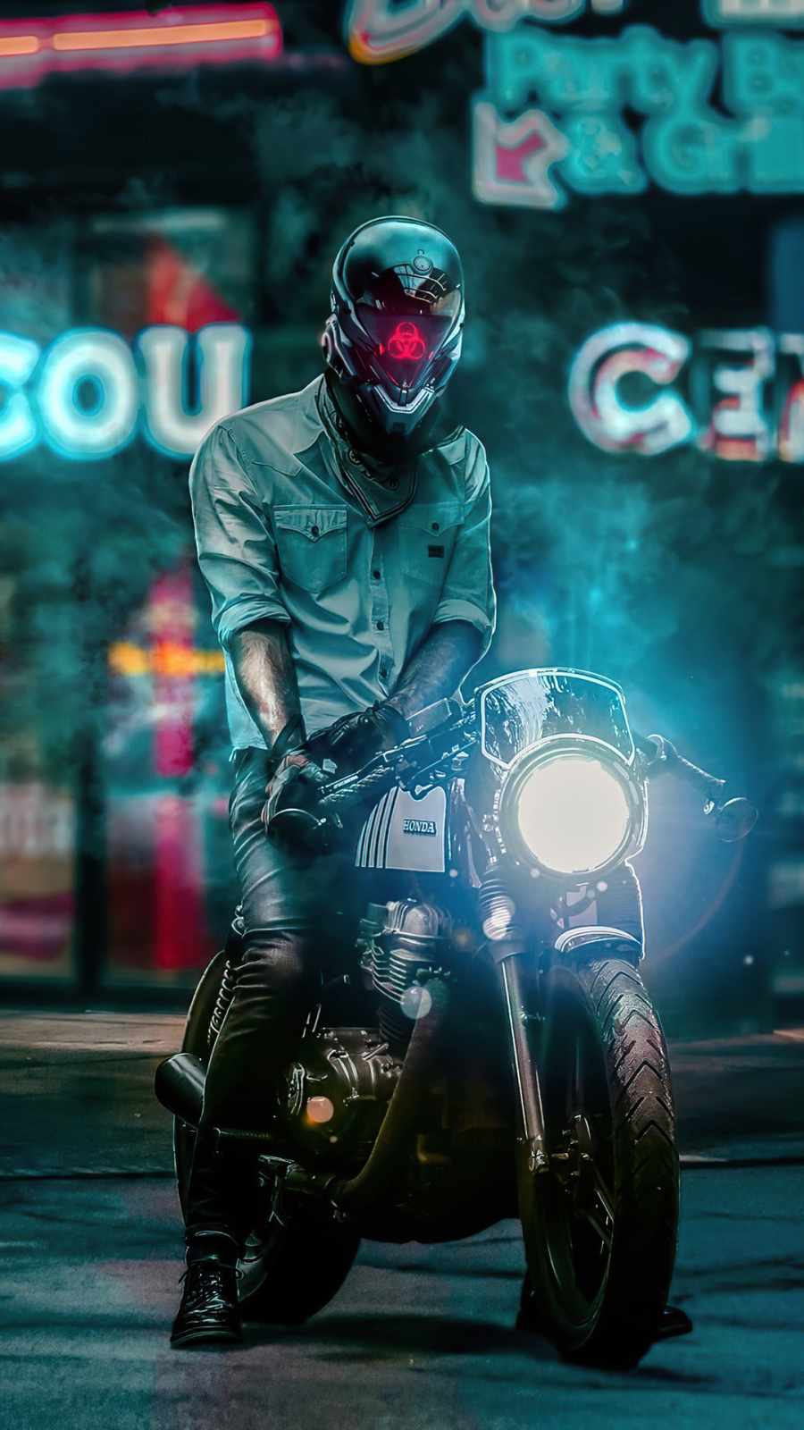 900x1600 Biker Boy Wallpaper