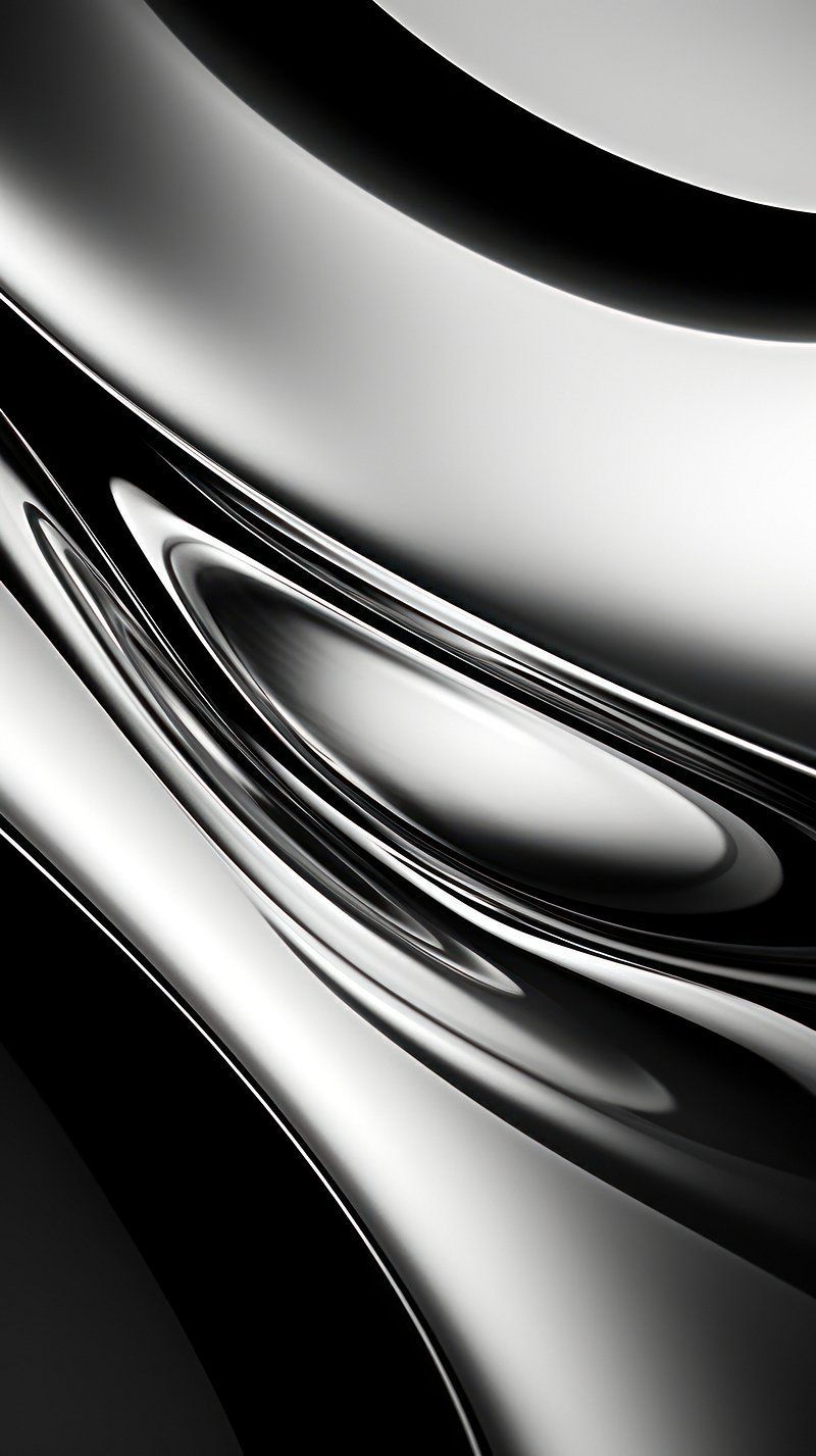 800x1427 Black Chrome Wallpaper, HD Background